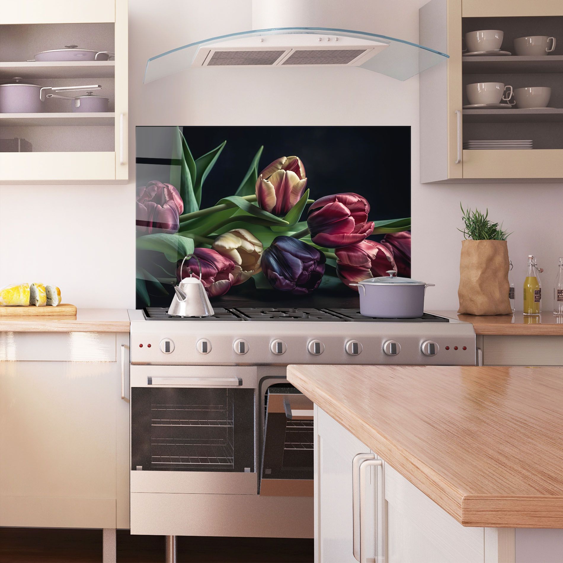 Dark Purple Tulip mockup 1