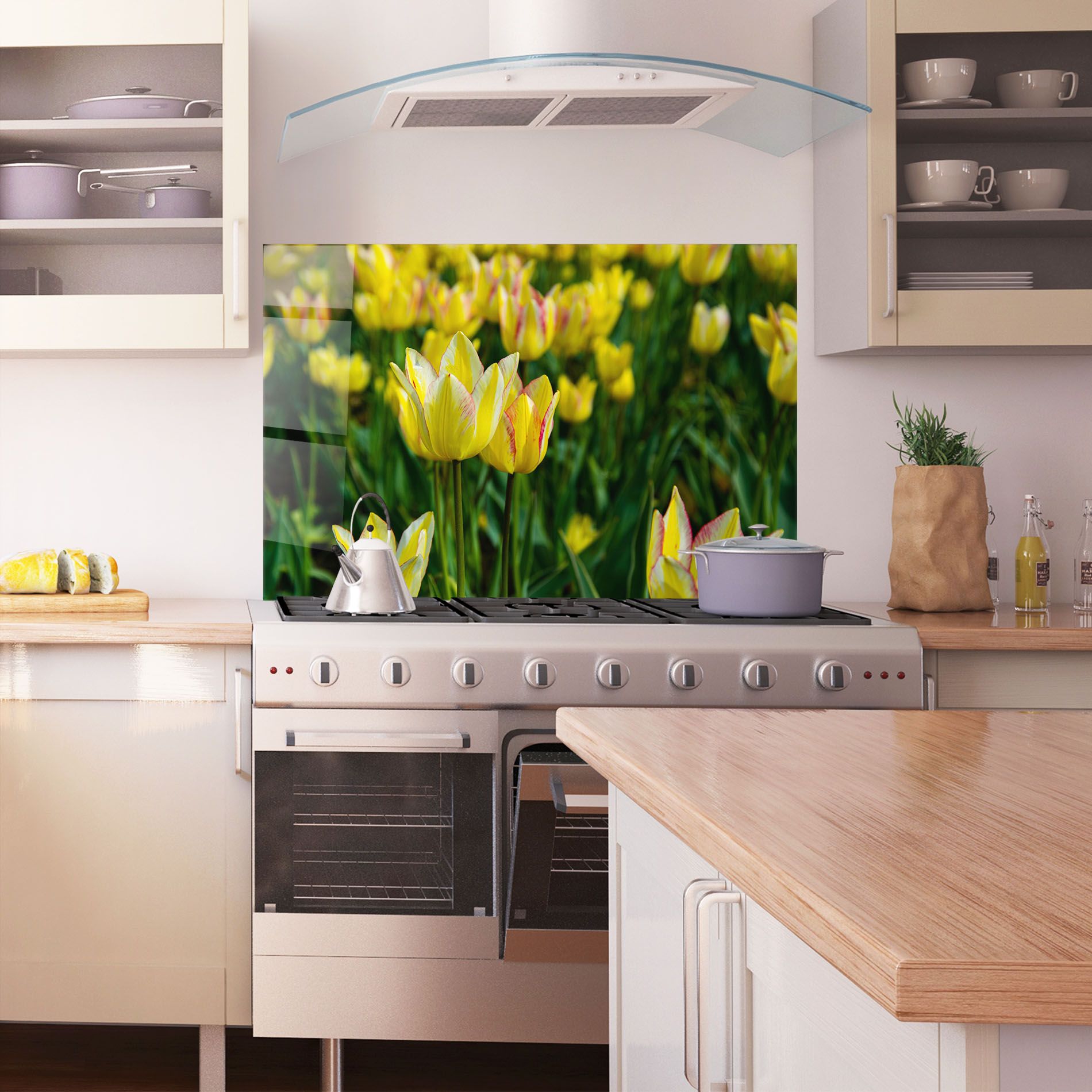 Light Yellow Tulips mockup 1