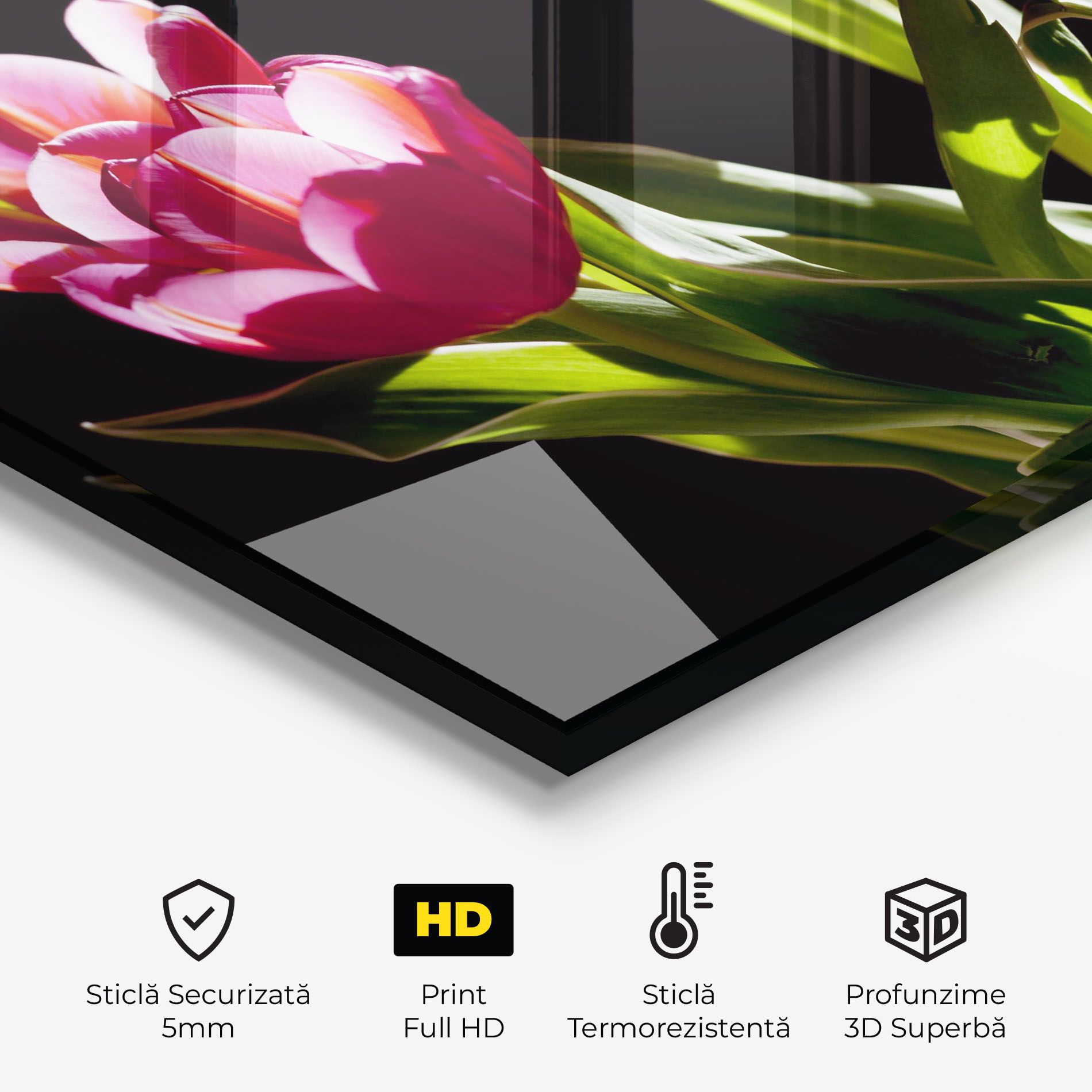 Dark Pink Tulips mockup 2