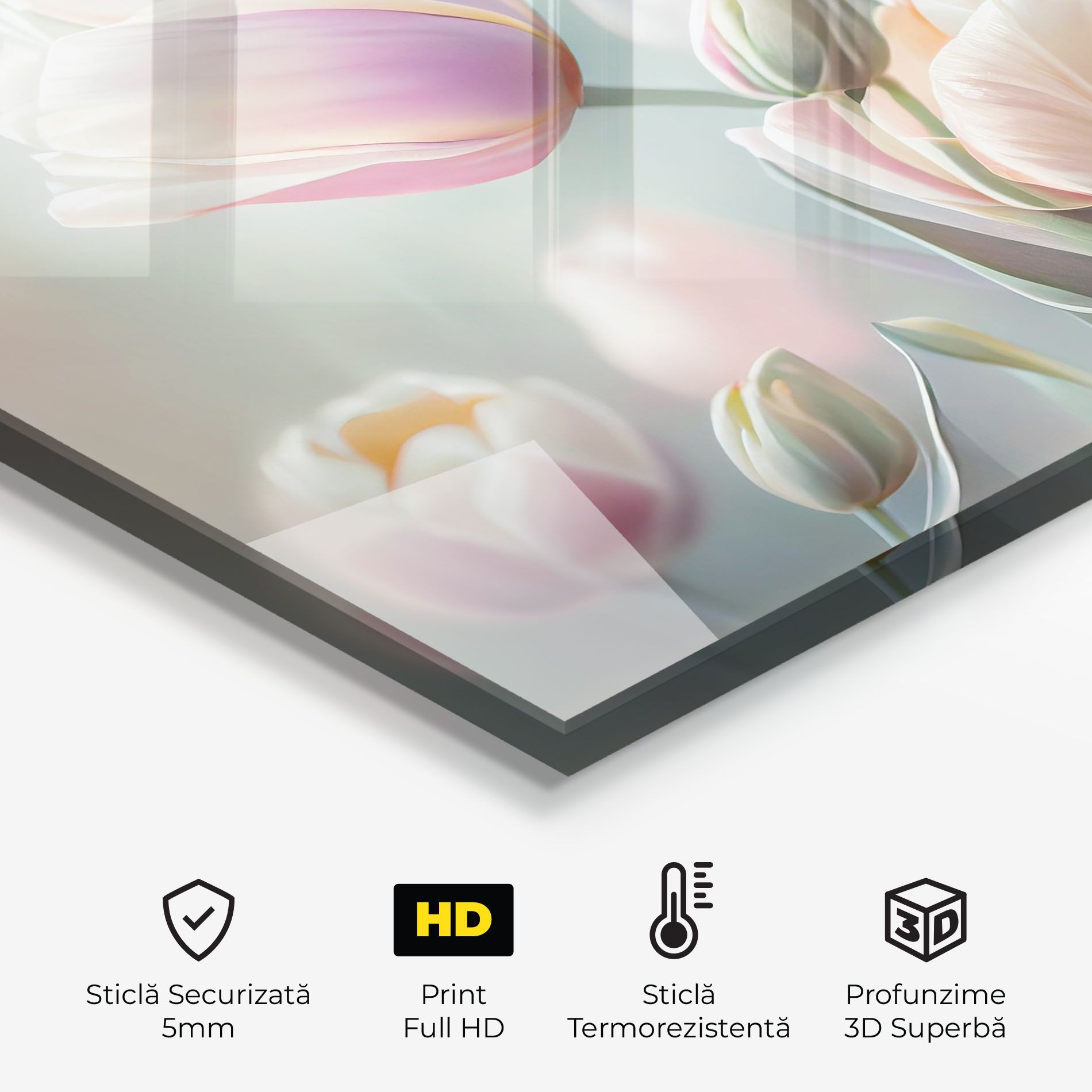 Dreamy White Tulips mockup 2