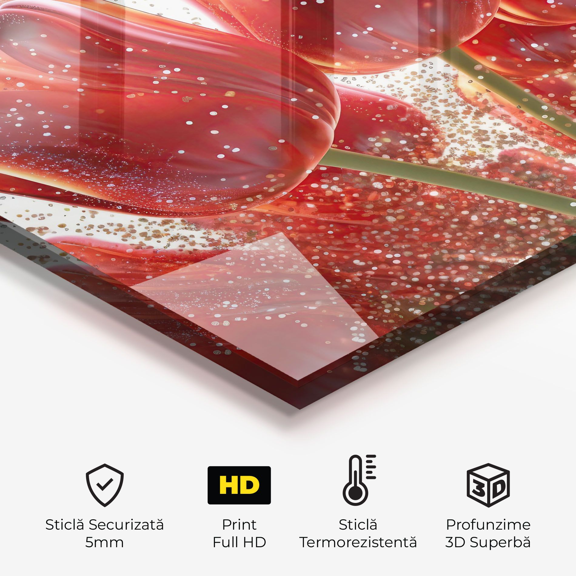 Glitter Red Tulips mockup 2