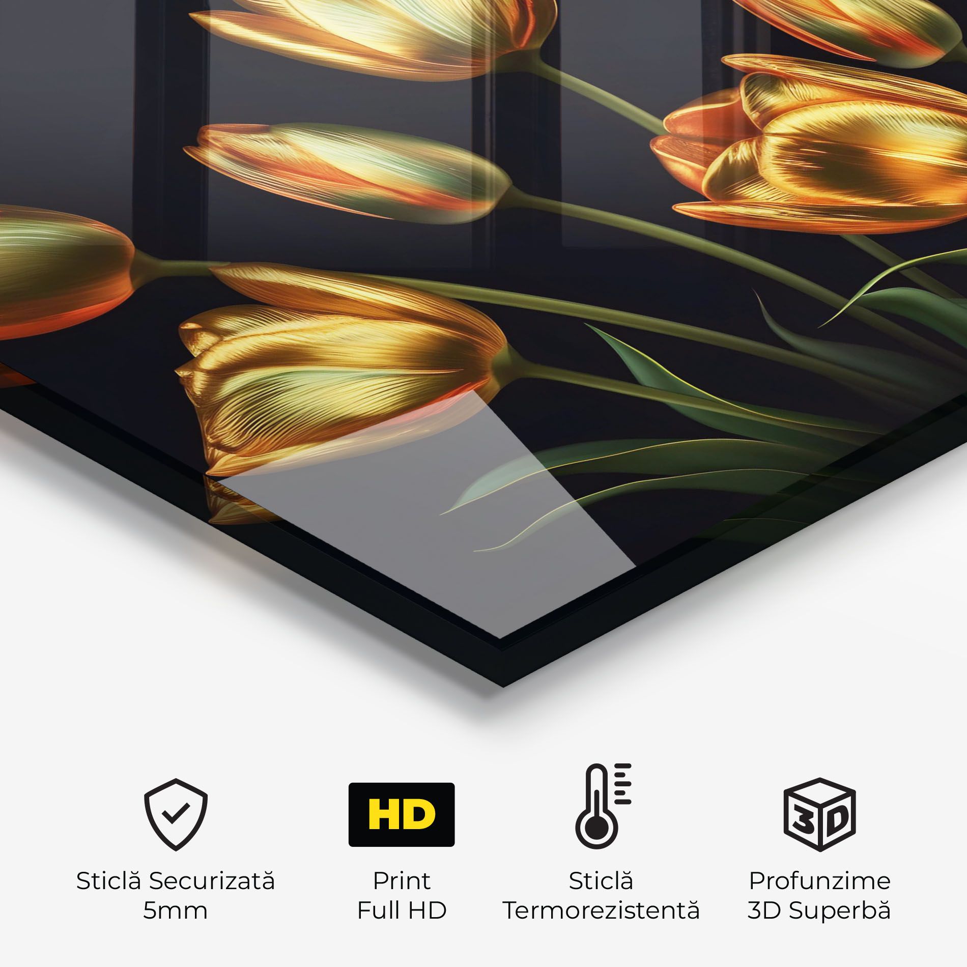 Gold Pretty Tulips mockup 2
