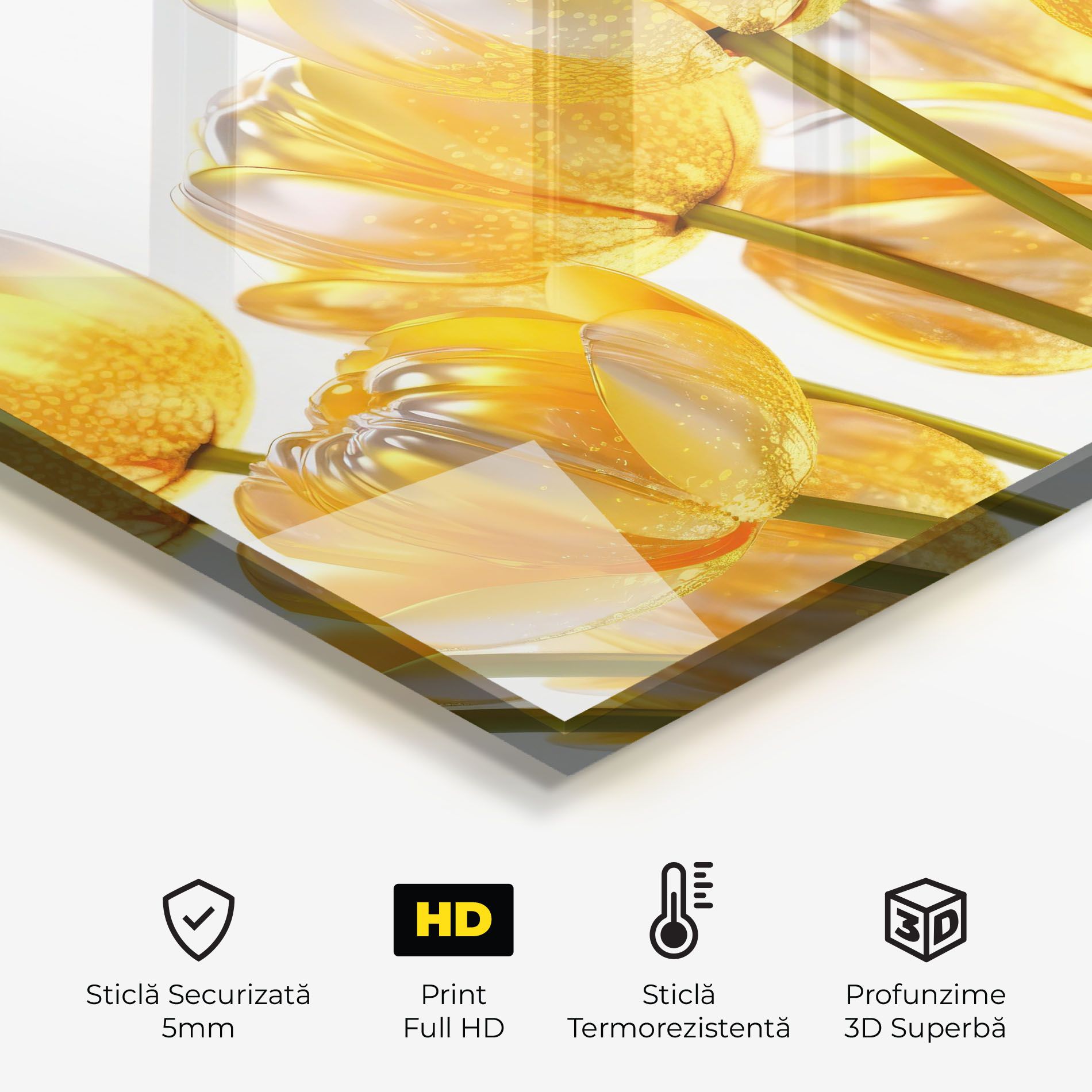 Gold White Tulips mockup 2