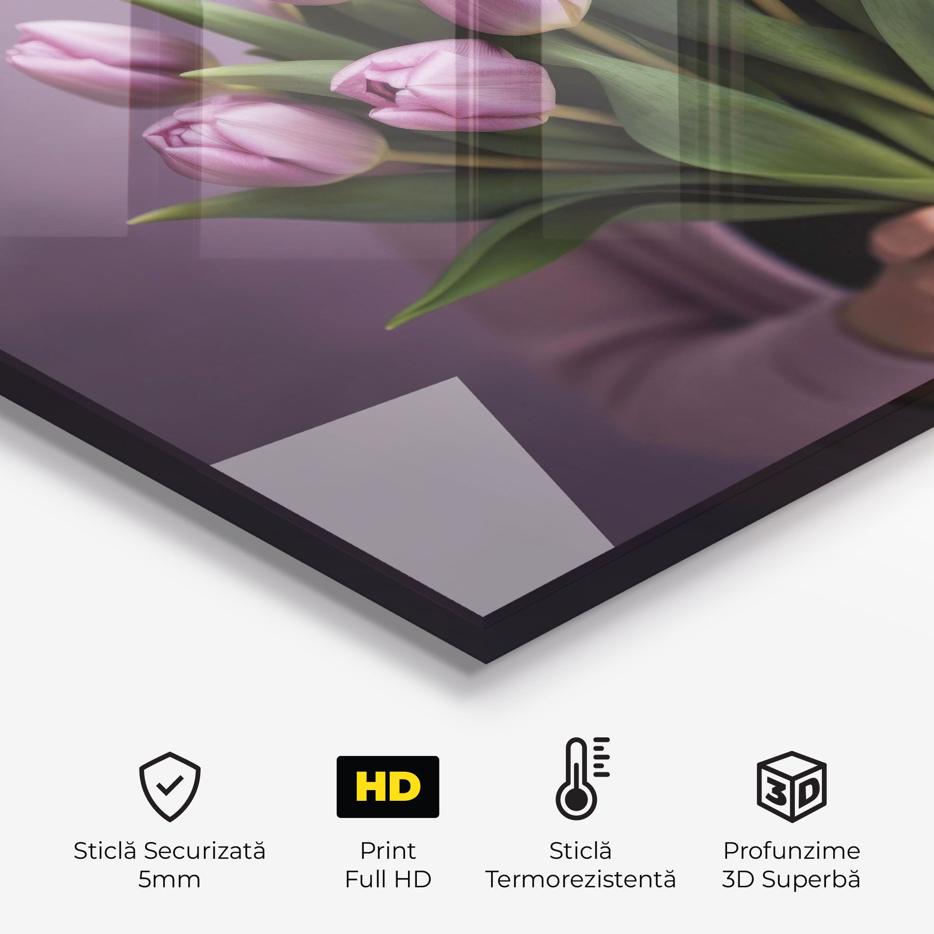 Holding Pink Tulips mockup 2