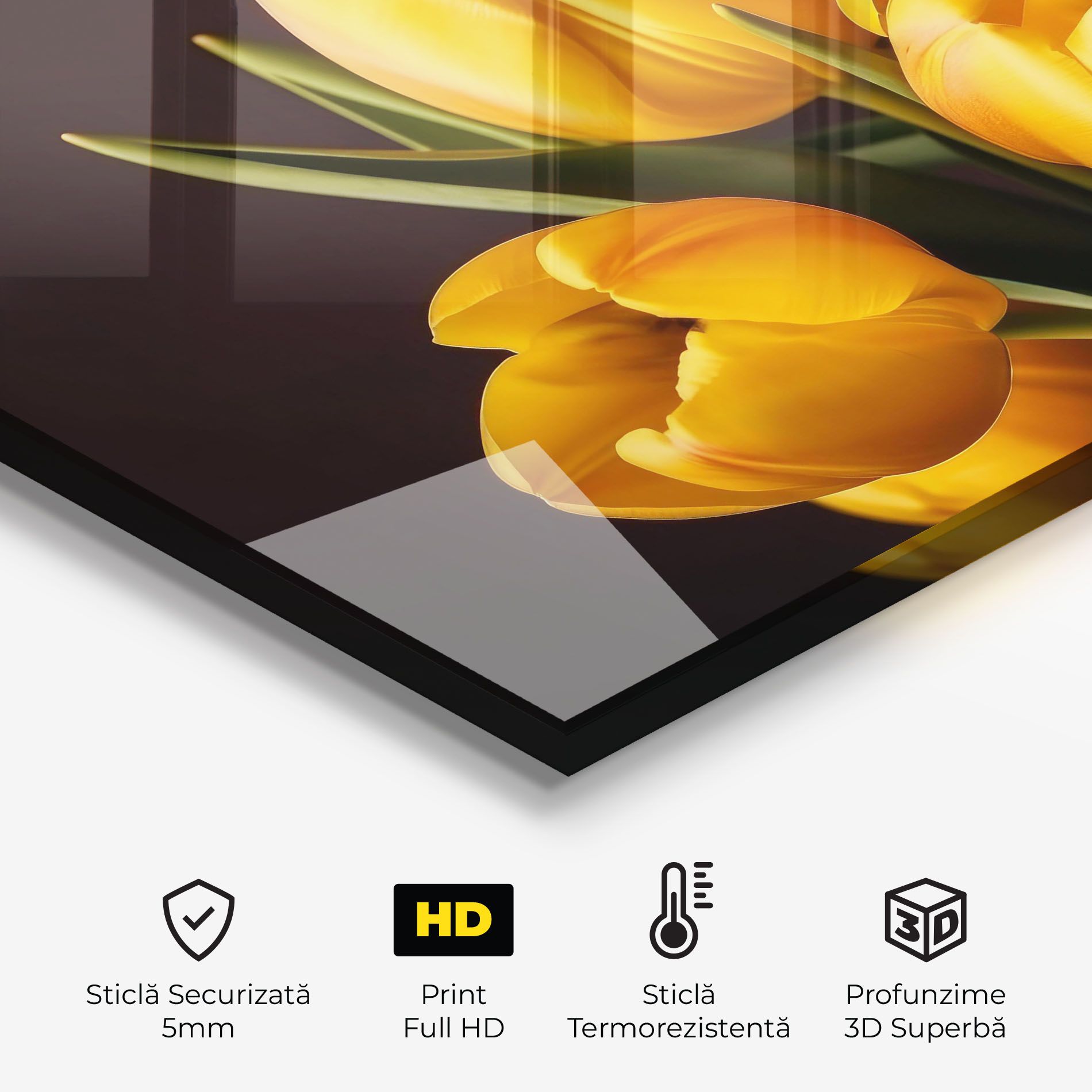 Strong Yellow Tulips mockup 2