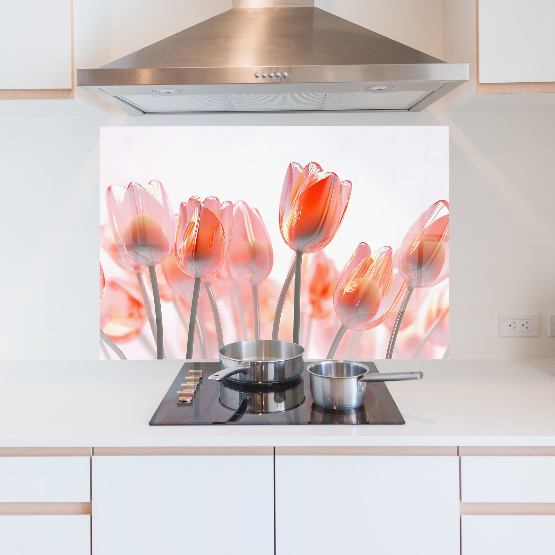 Orange Glass Tulips mockup 5