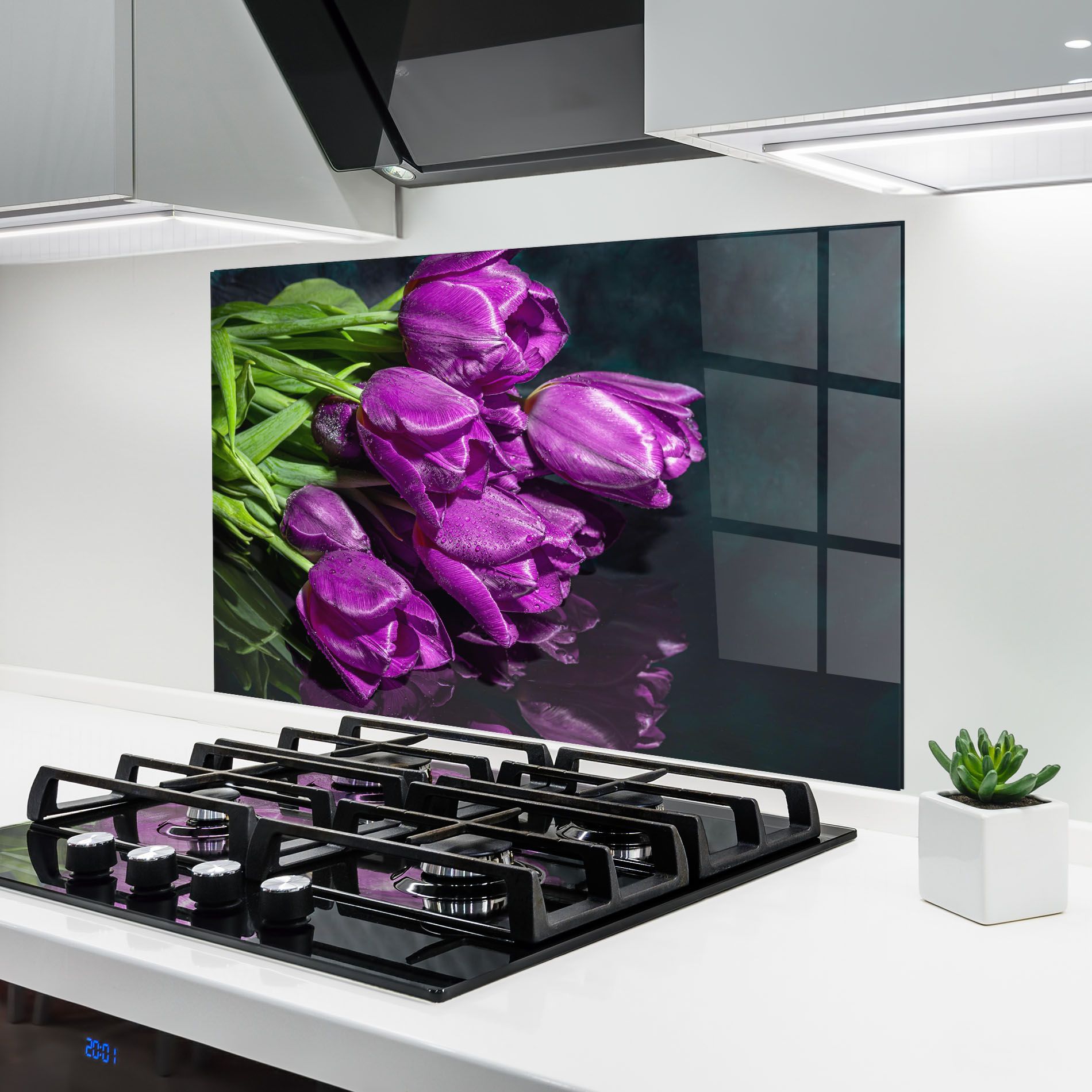 Strong Purple Tulips mockup 6