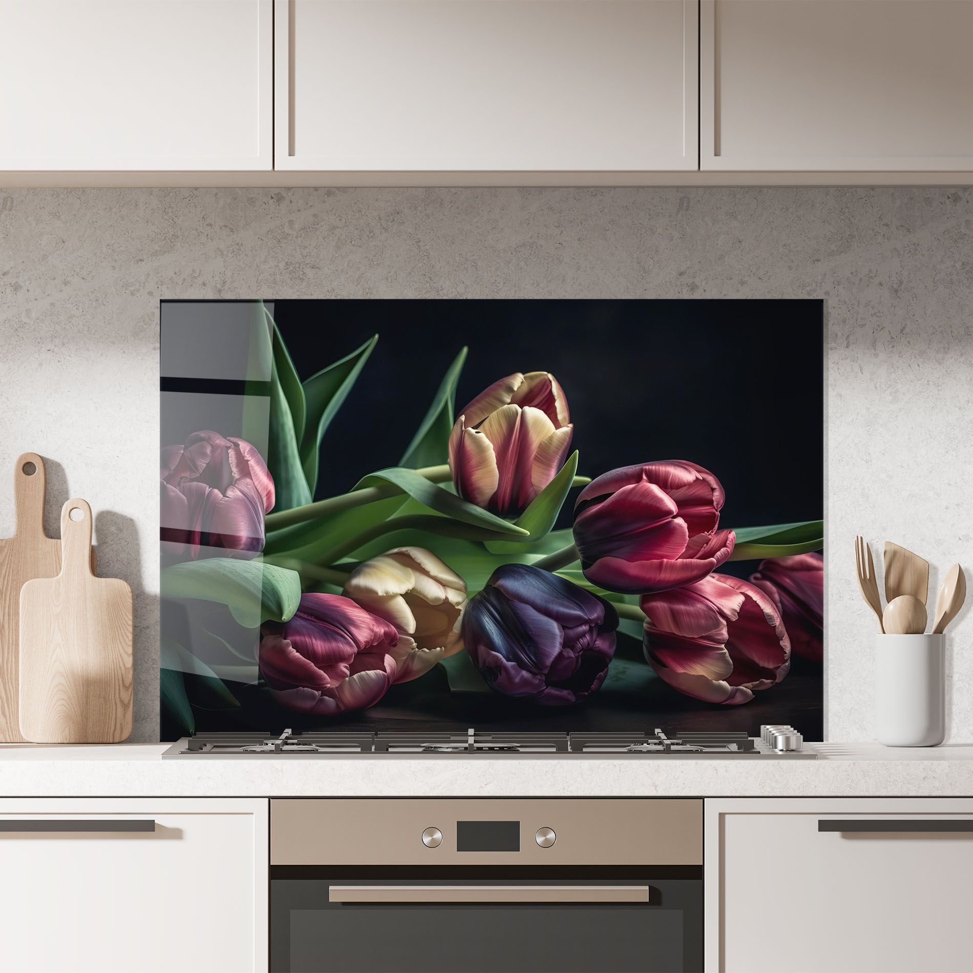 Dark Purple Tulip mockup 7