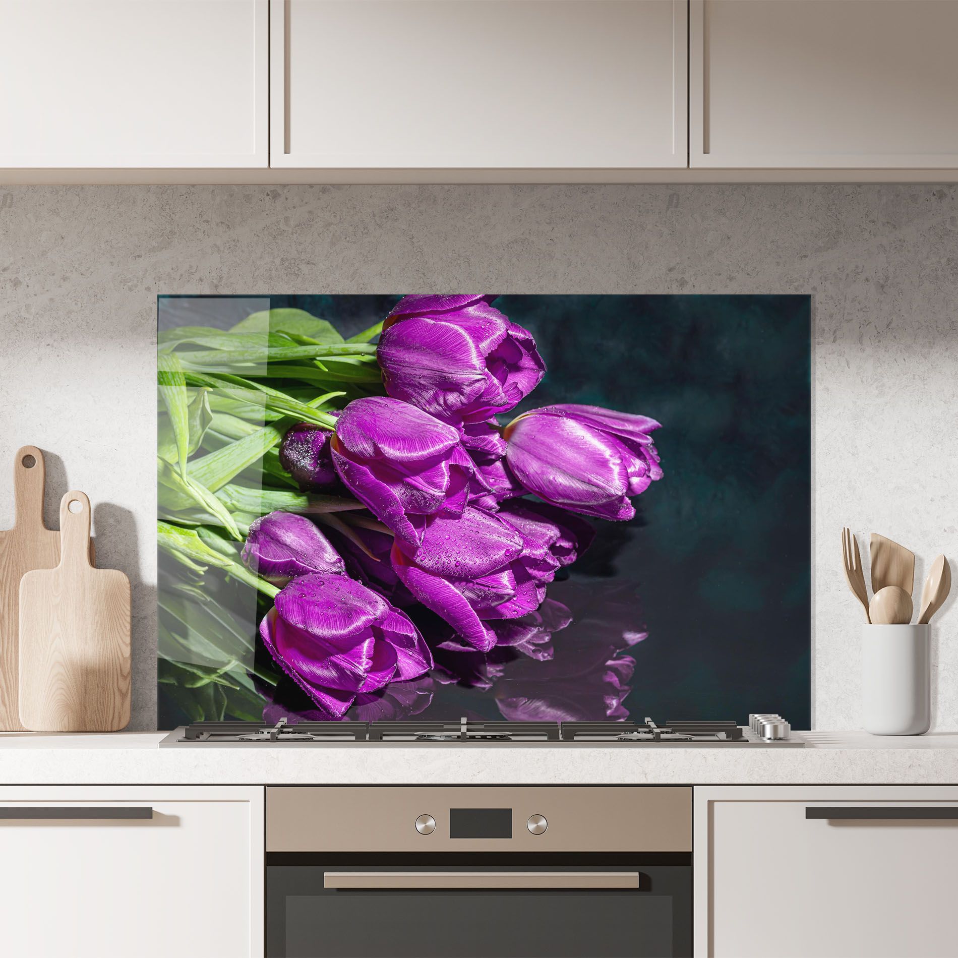 Strong Purple Tulips mockup 7