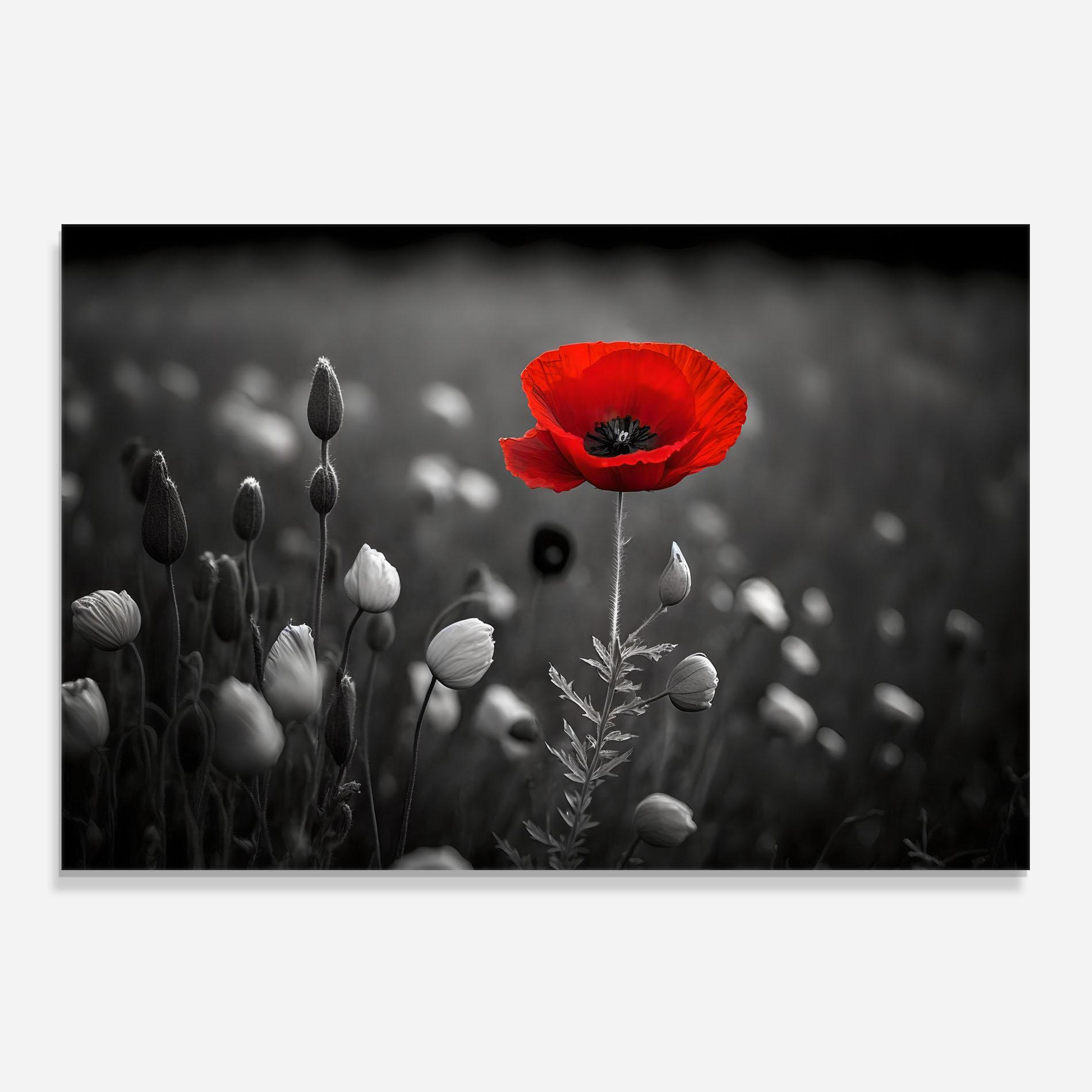 Panou Sticla Bucatarie Special Red Poppy mockup 0
