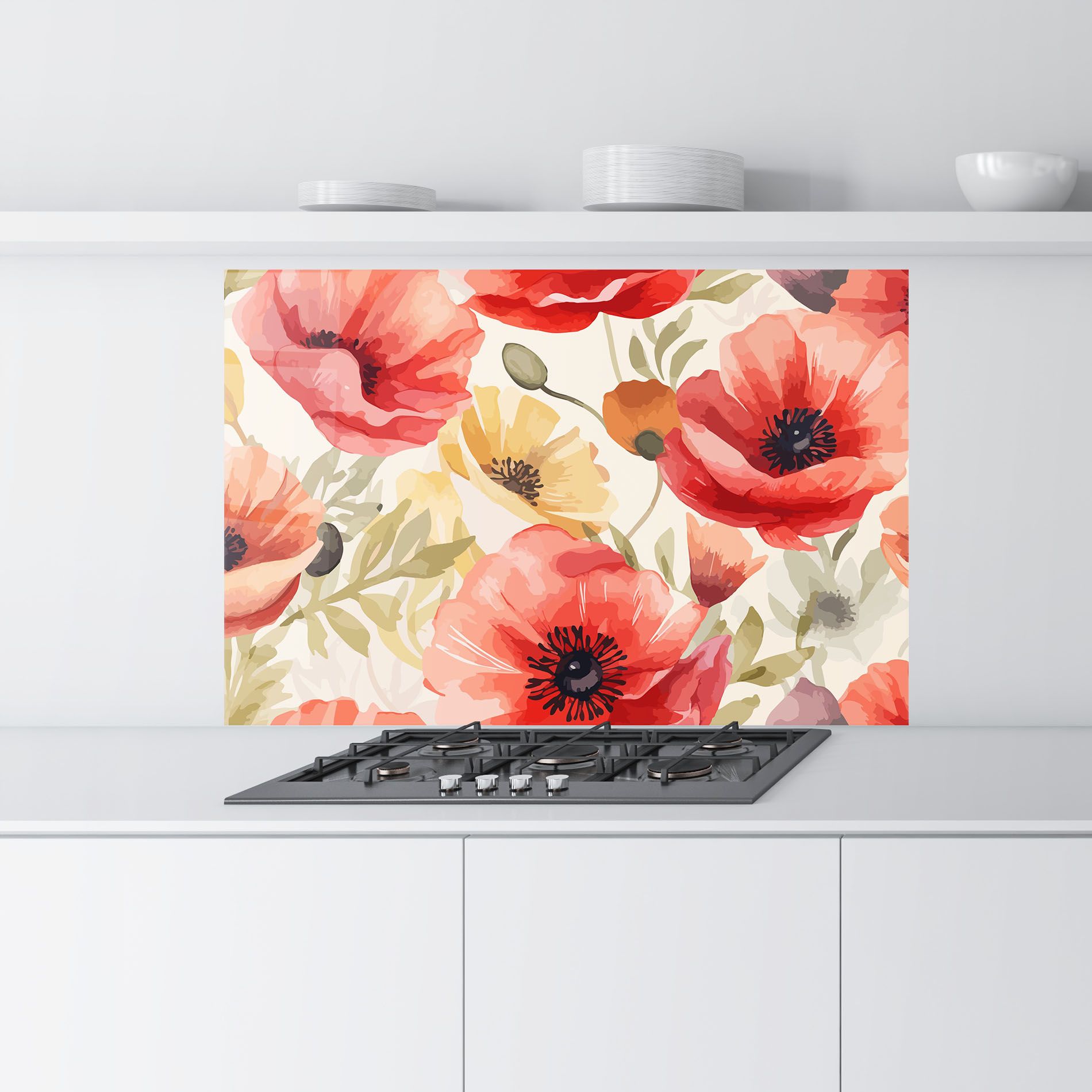 Orange Red Poppy mockup 9