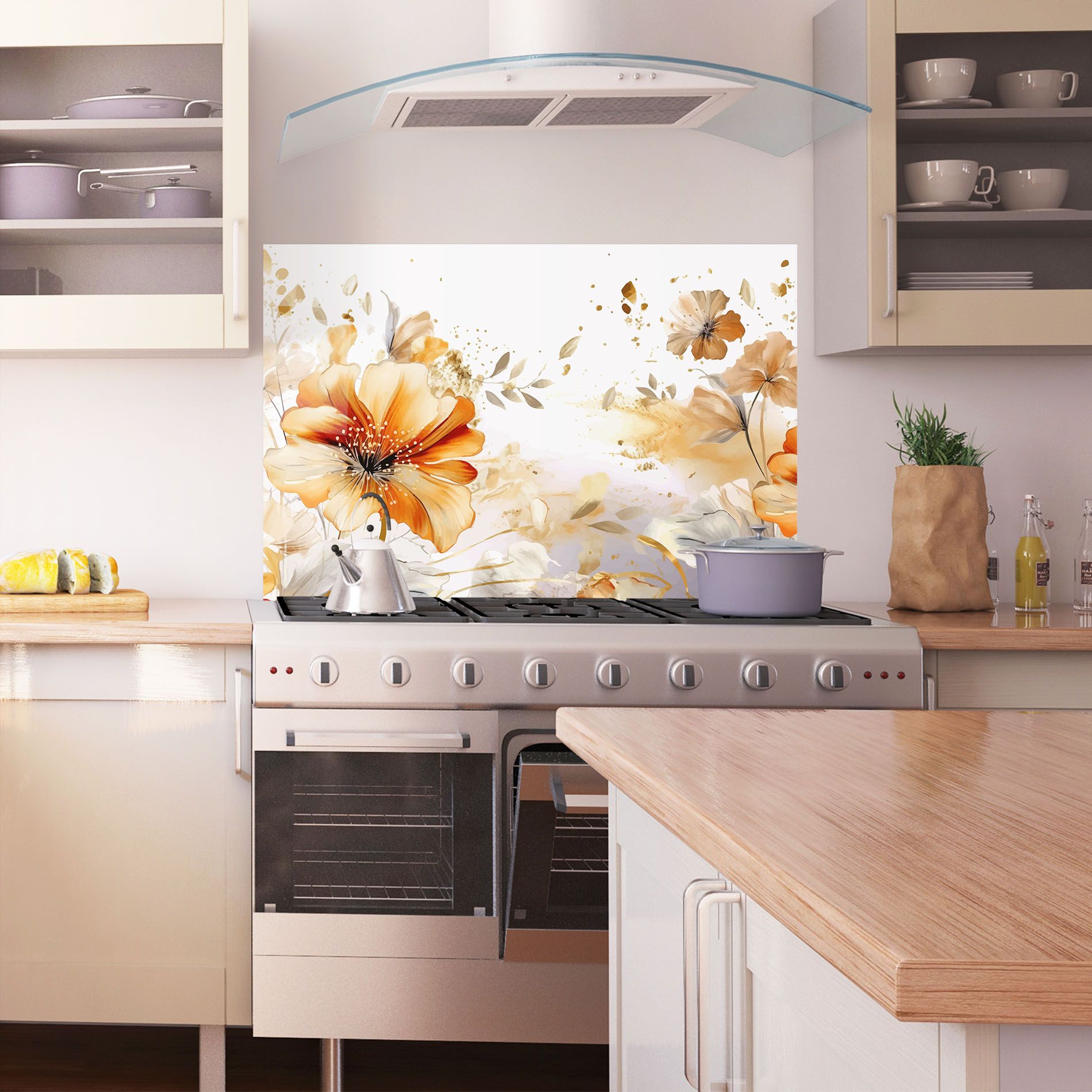 Gold Orange Poppy mockup 1