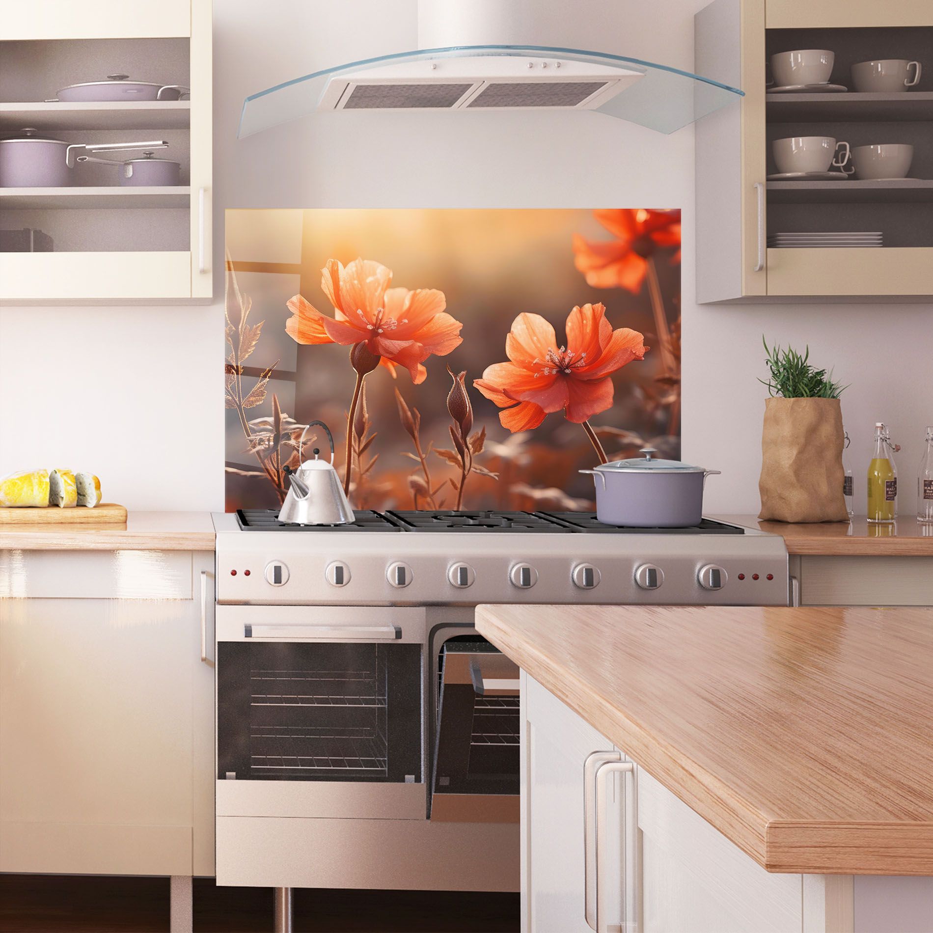 Orange Small Poppy mockup 1