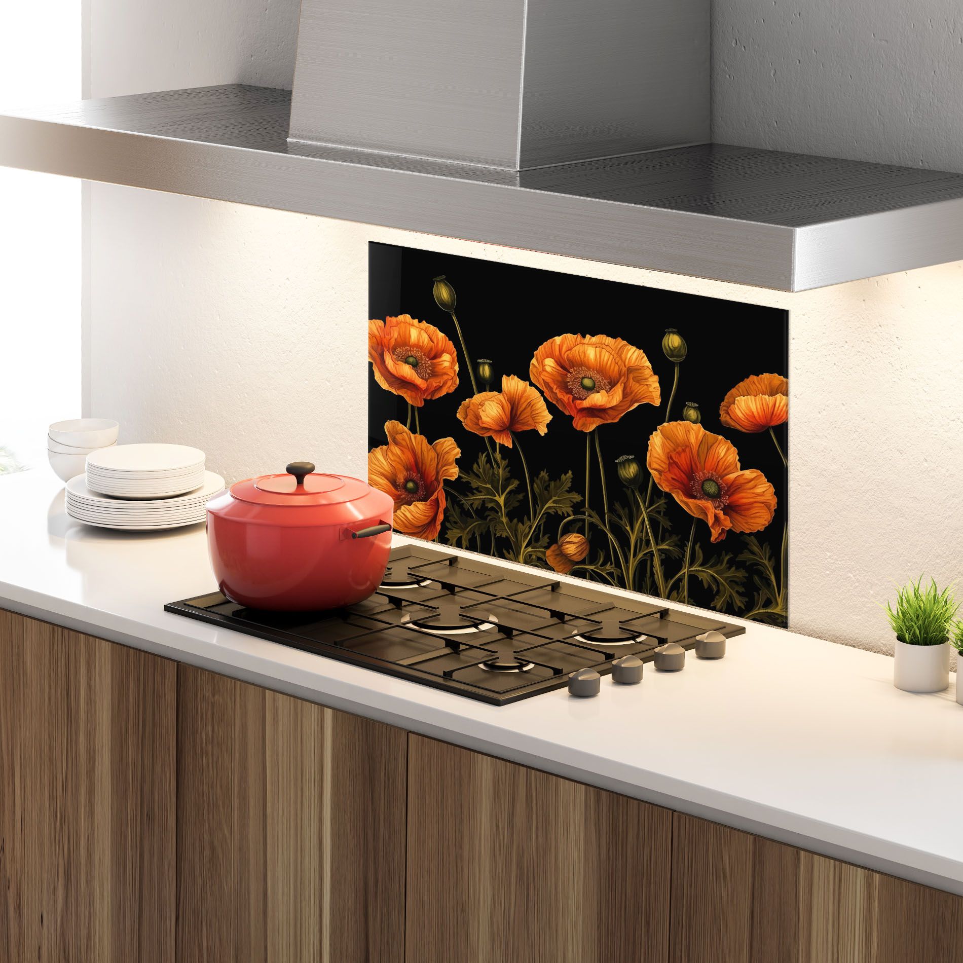 Orange Poppies mockup 4