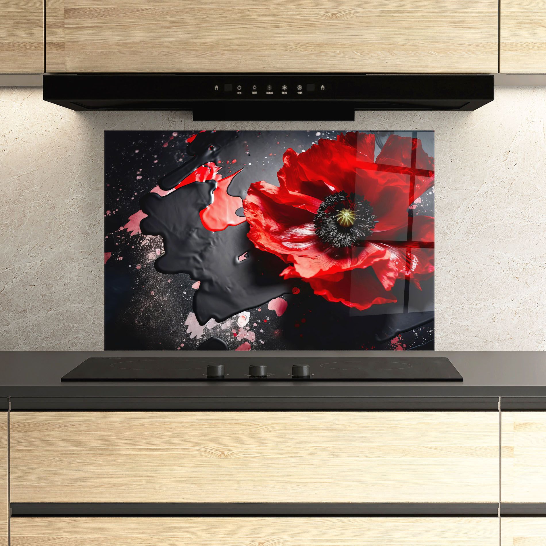 Black Liquid Poppy mockup 3