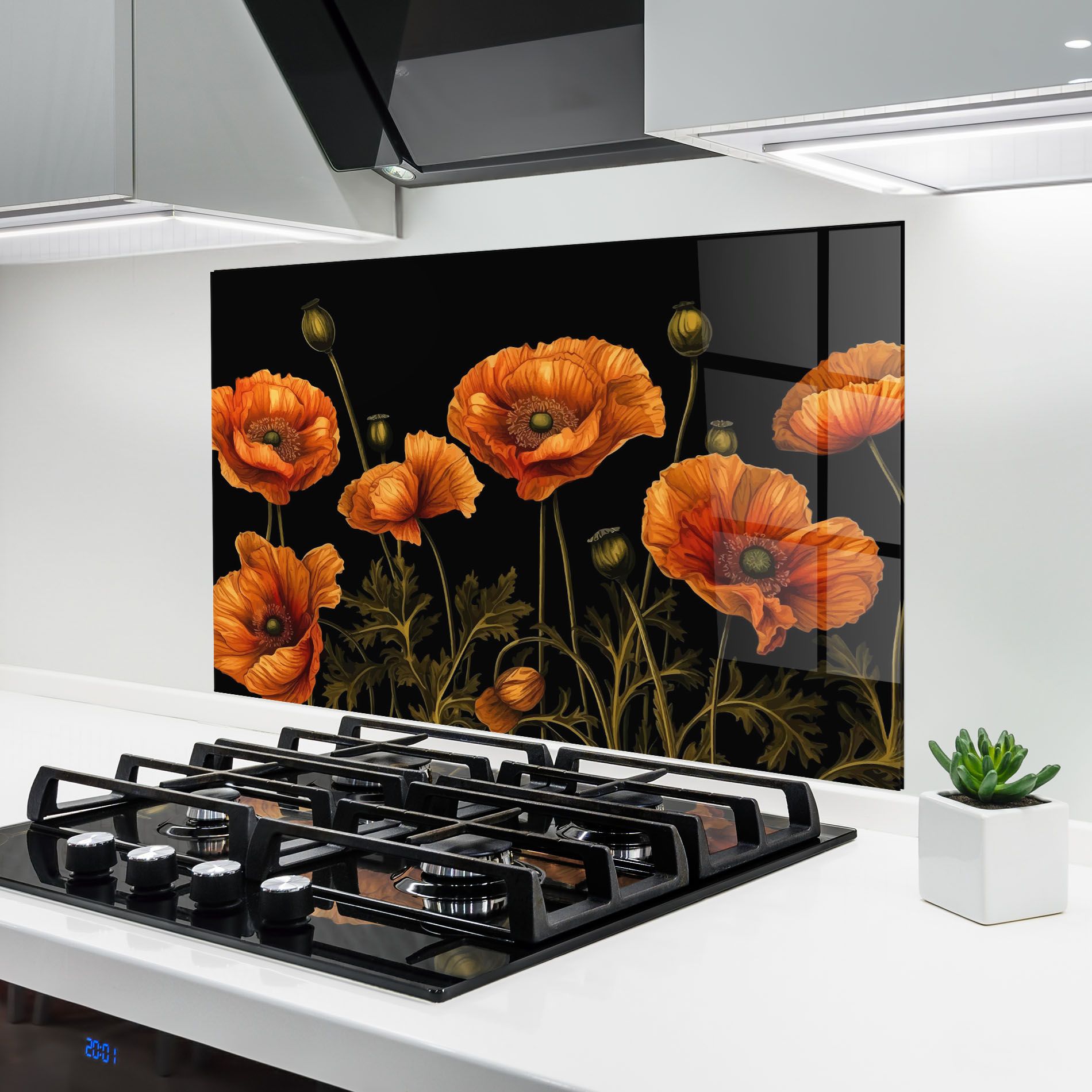 Orange Poppies mockup 6