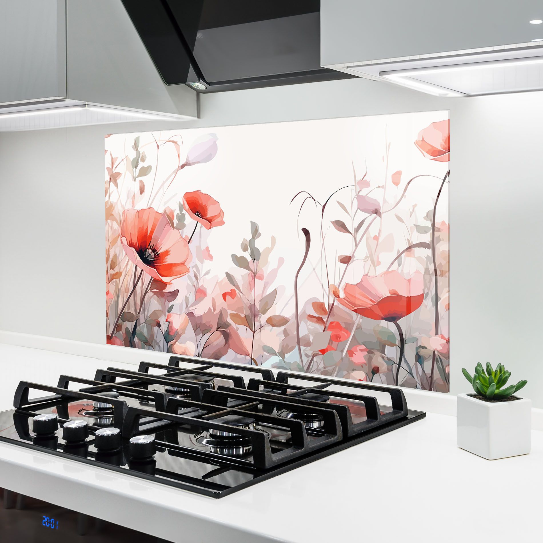 Pastel Red Poppy mockup 6