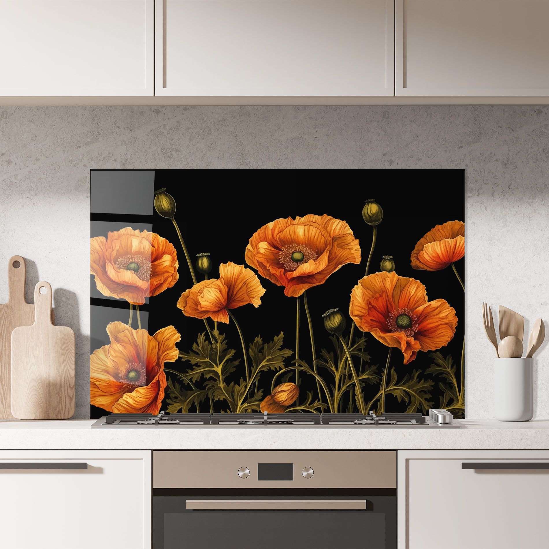 Orange Poppies mockup 7