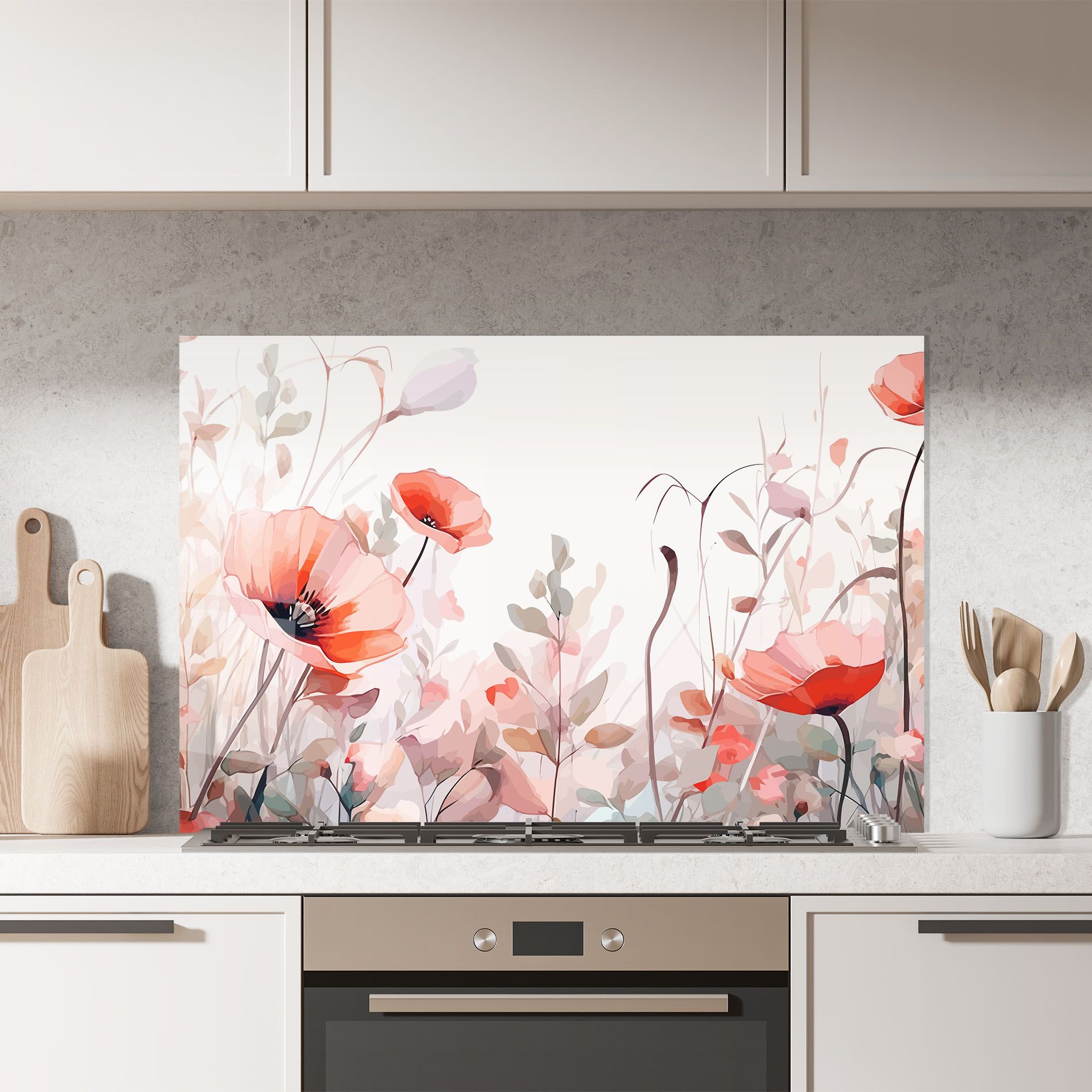 Pastel Red Poppy mockup 7