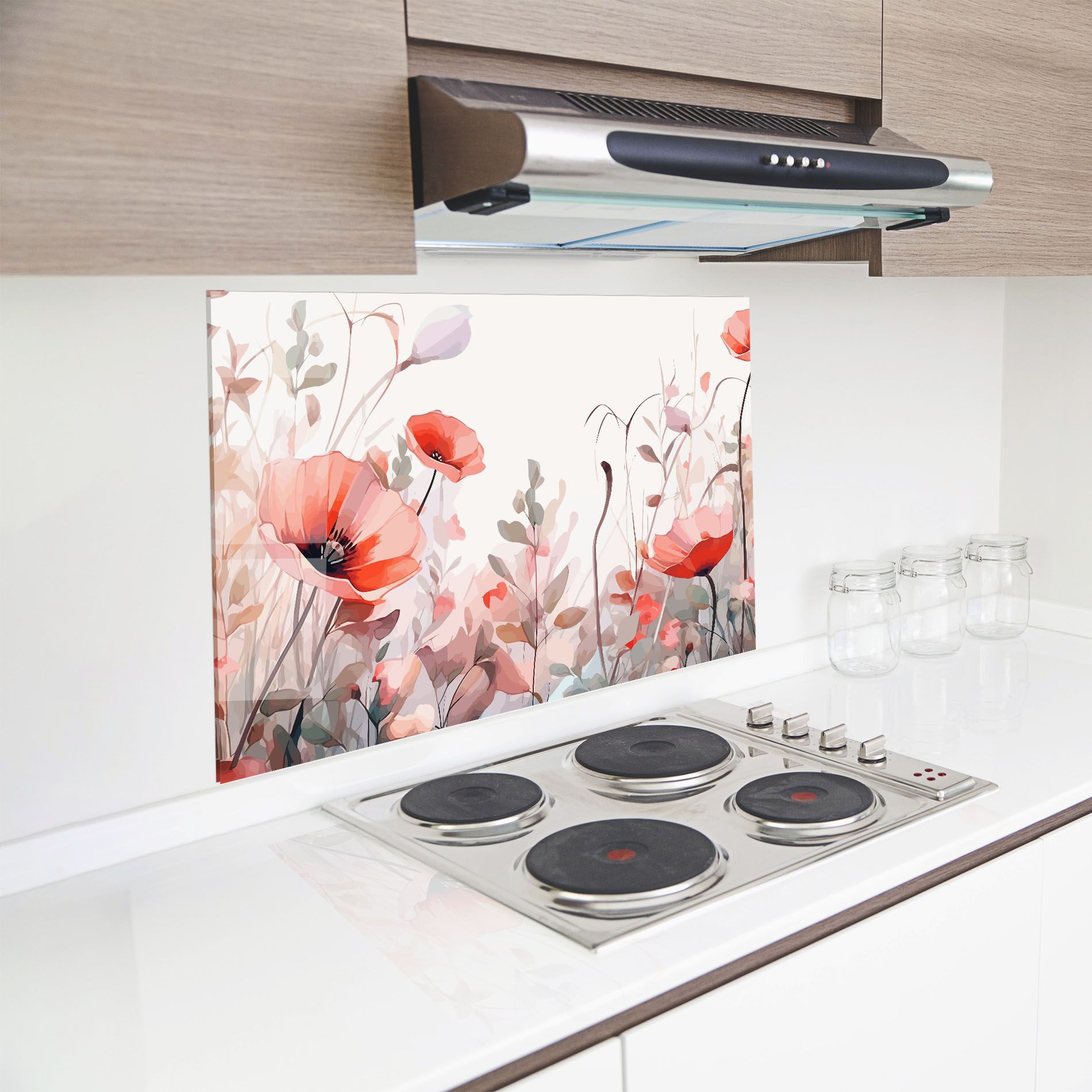 Pastel Red Poppy mockup 8