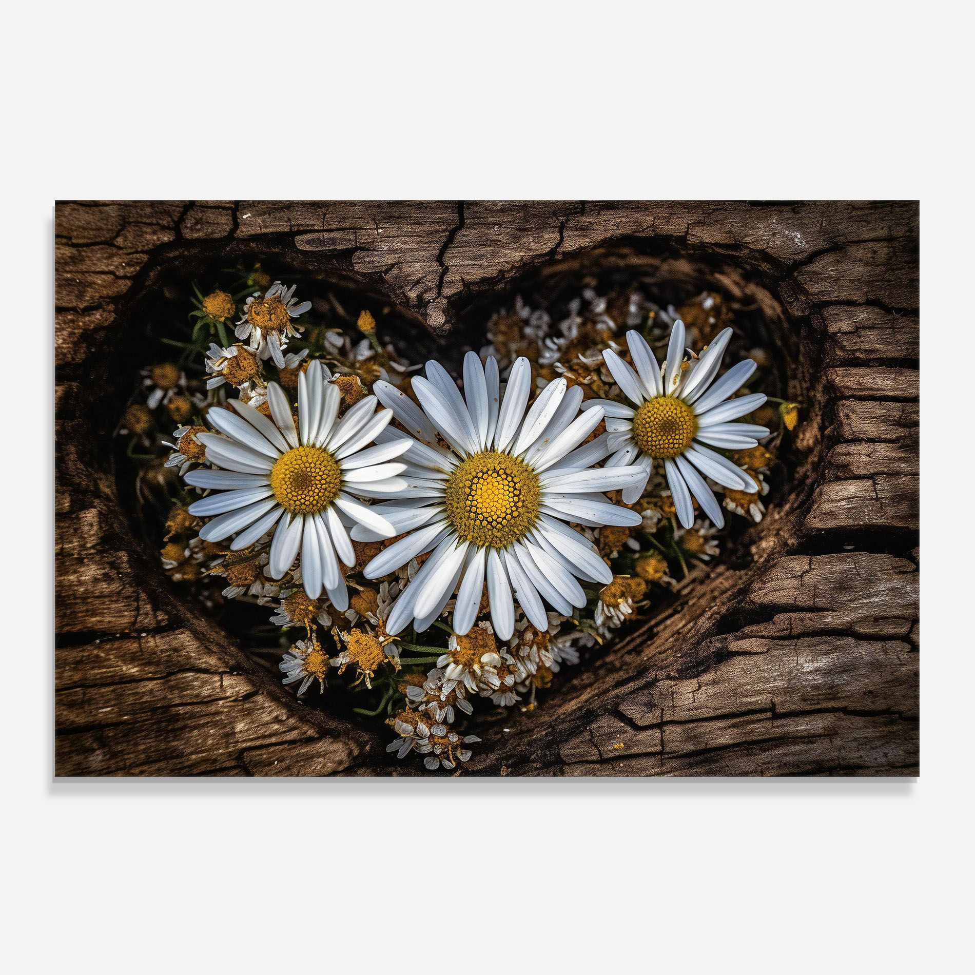Heart Shaped Daisy mockup 0
