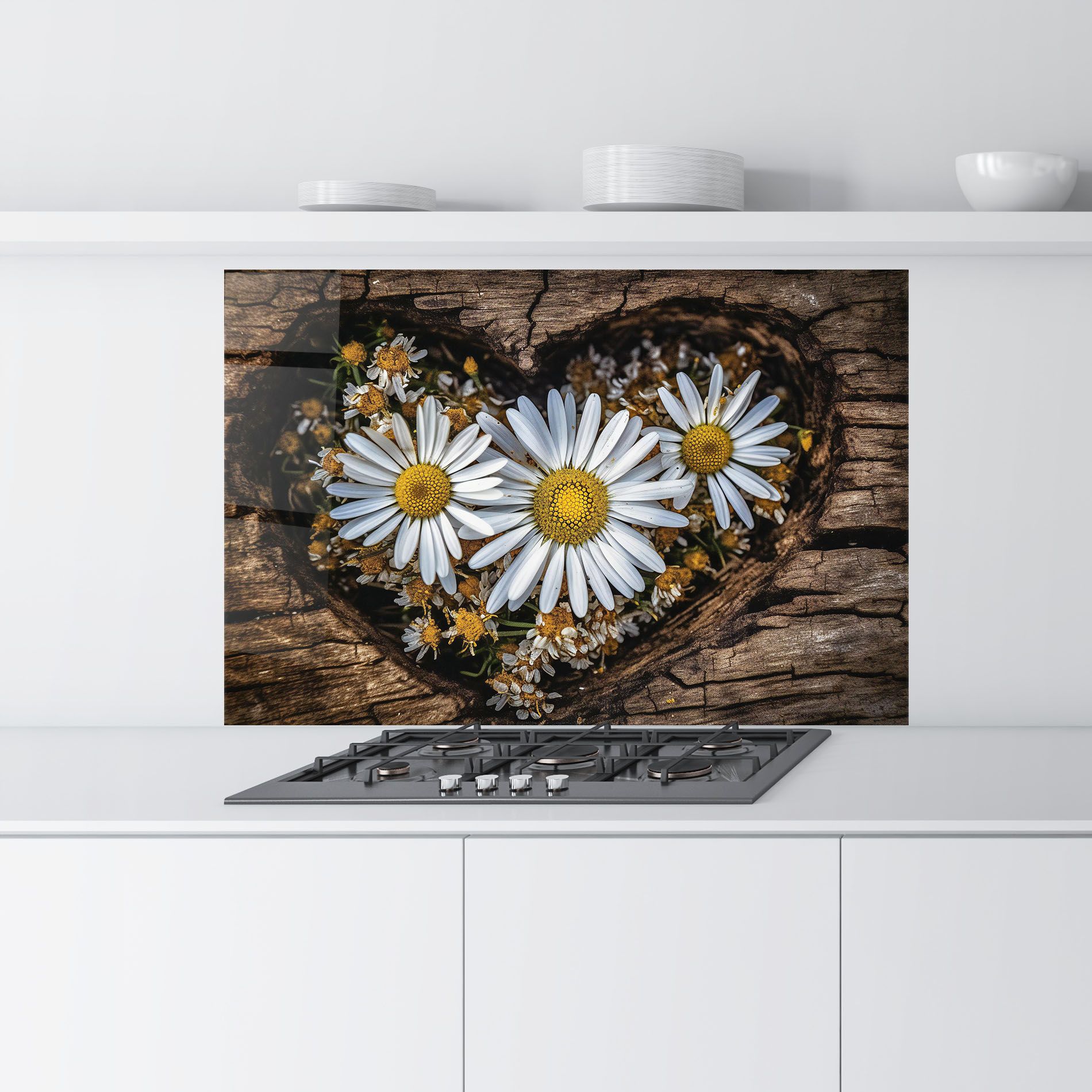 Heart Shaped Daisy mockup 9