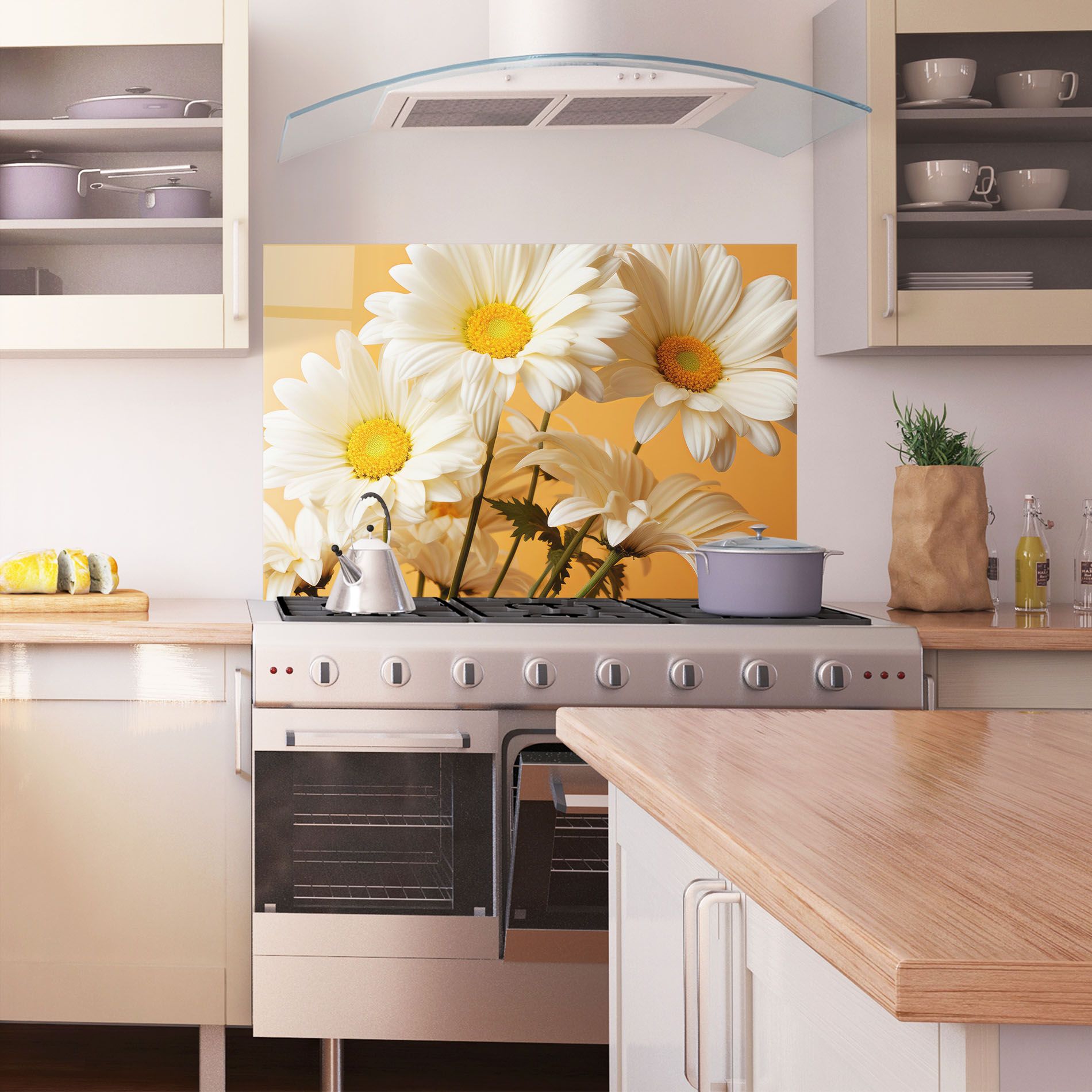 Daisy On Orange mockup 1