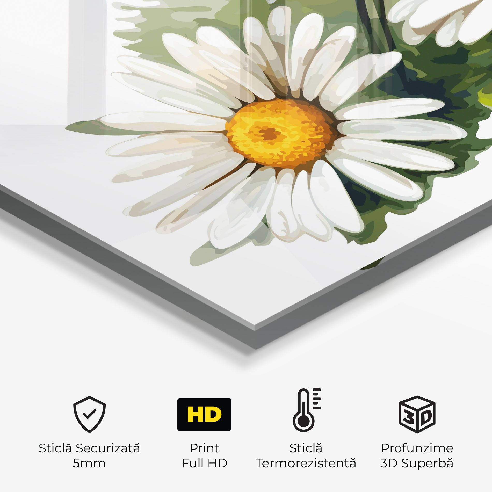 Grey White Daisy mockup 2