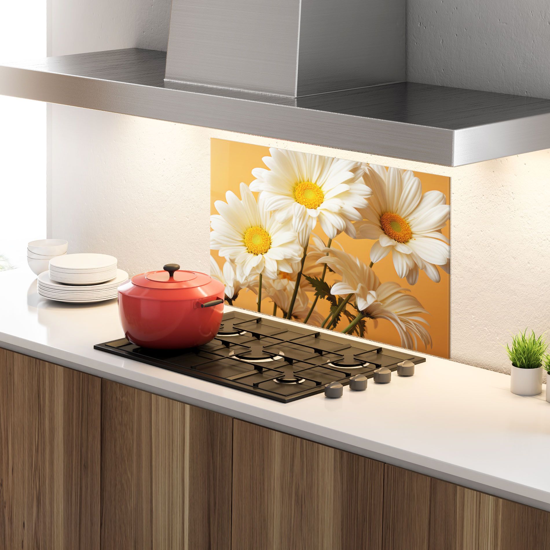 Daisy On Orange mockup 4