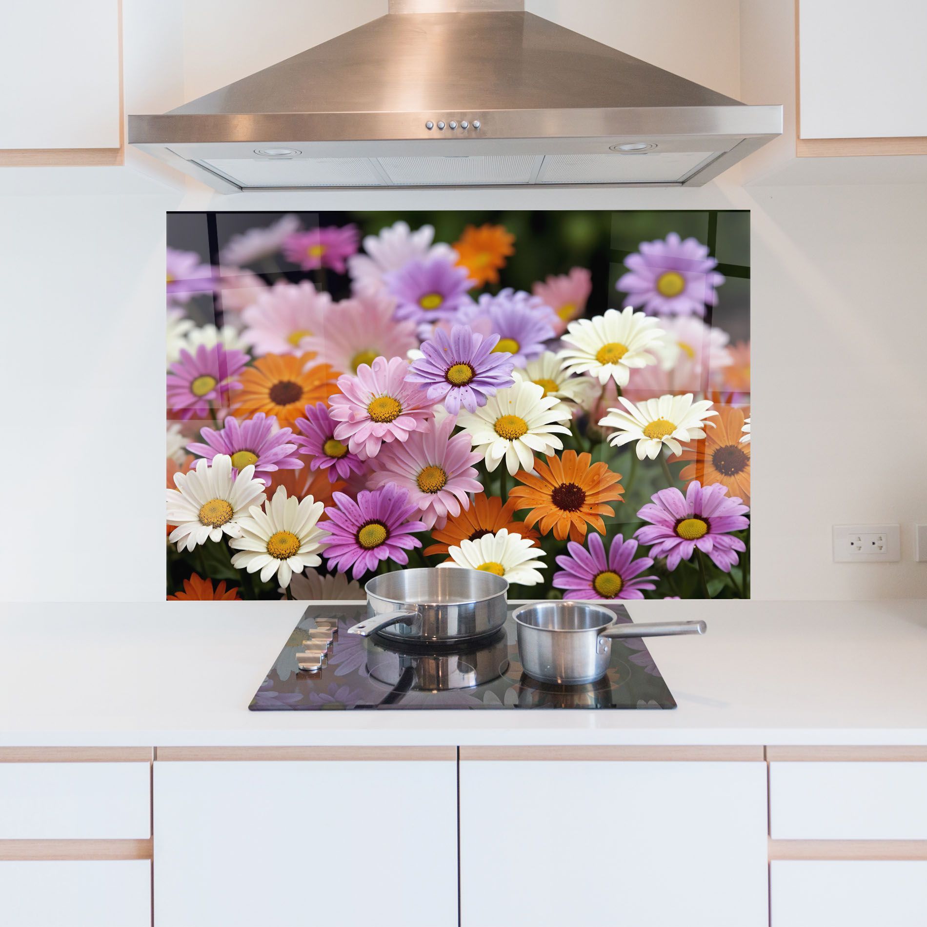 Orange Purple Daisy Mix mockup 5