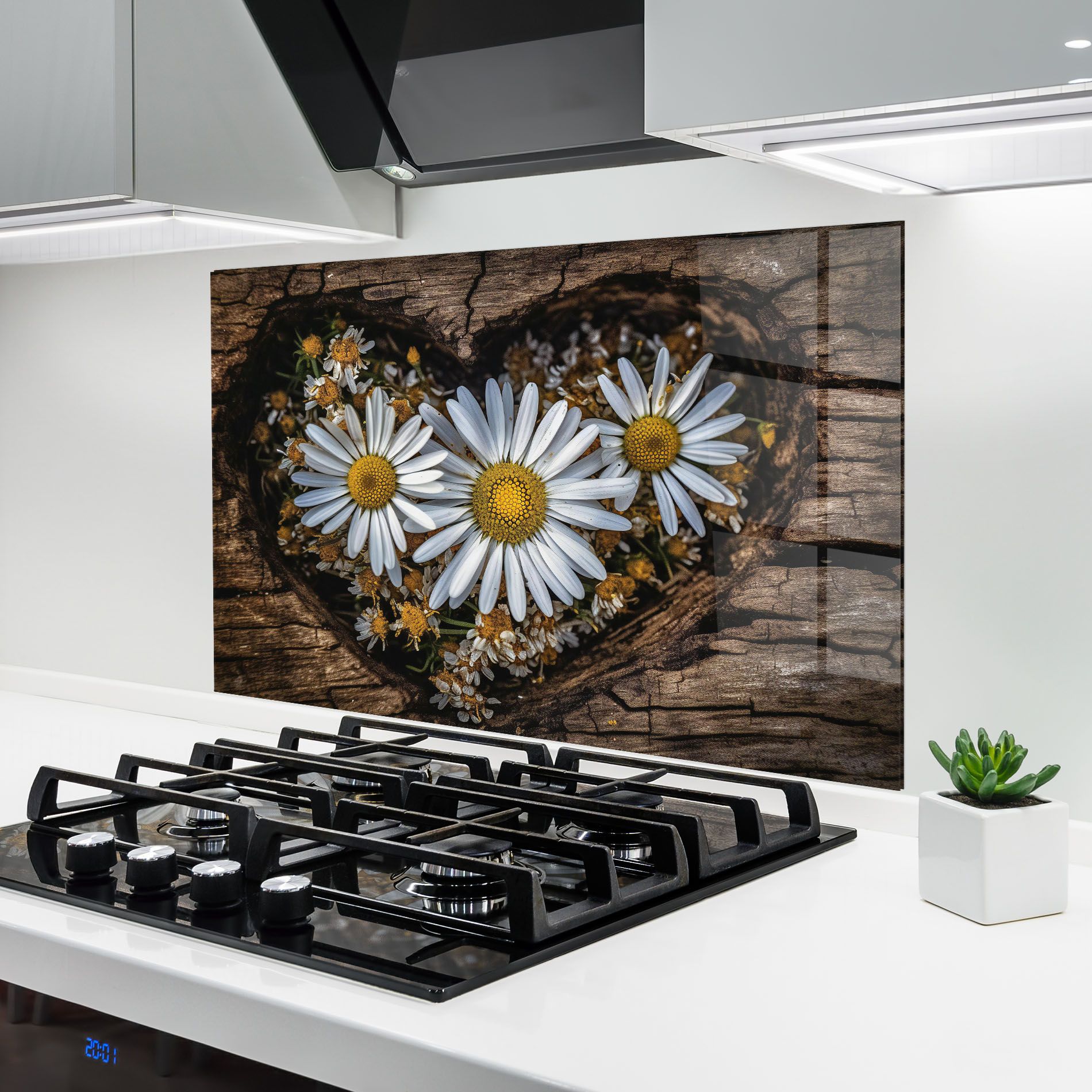 Heart Shaped Daisy mockup 6