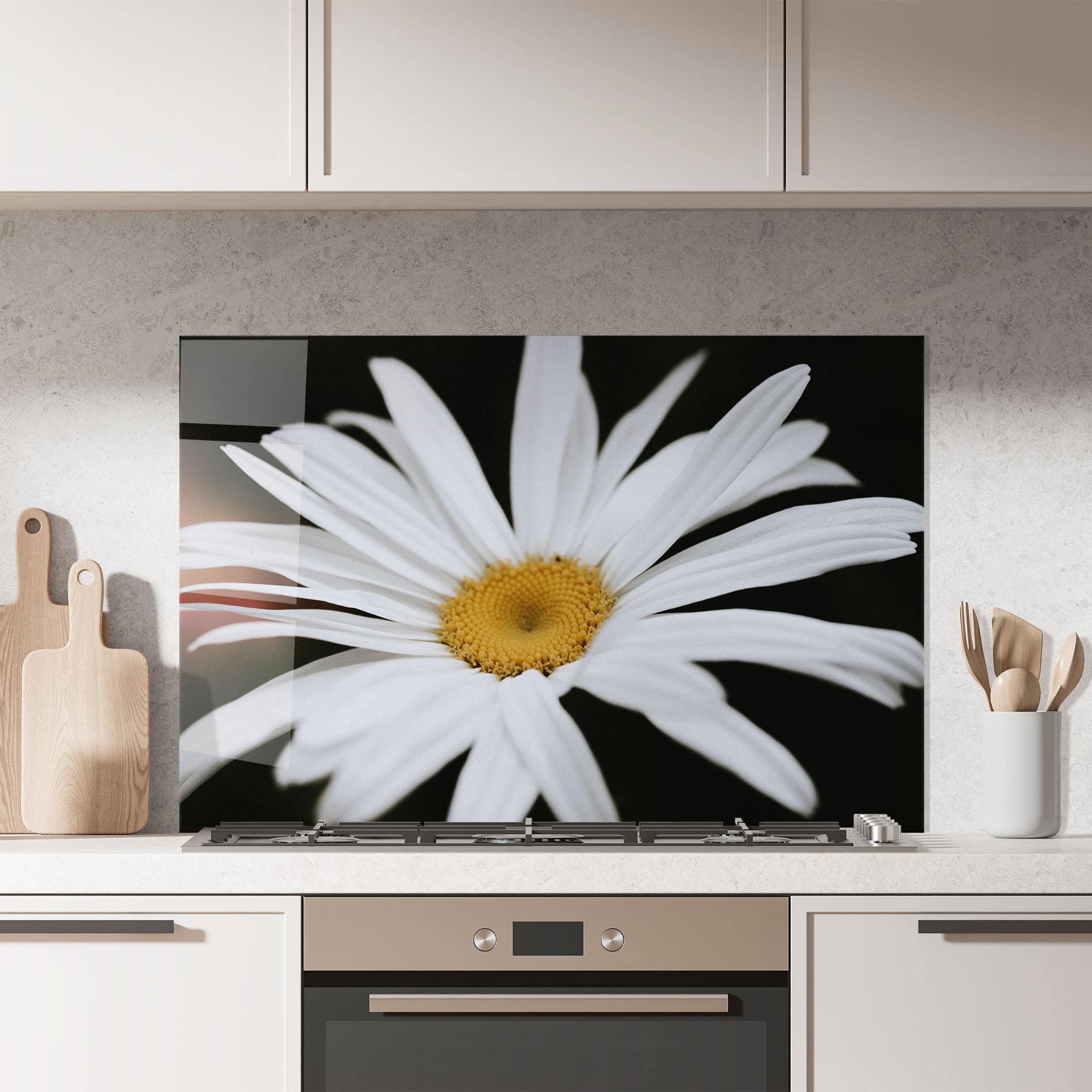 Panou Sticla Bucatarie Big Daisy mockup 7