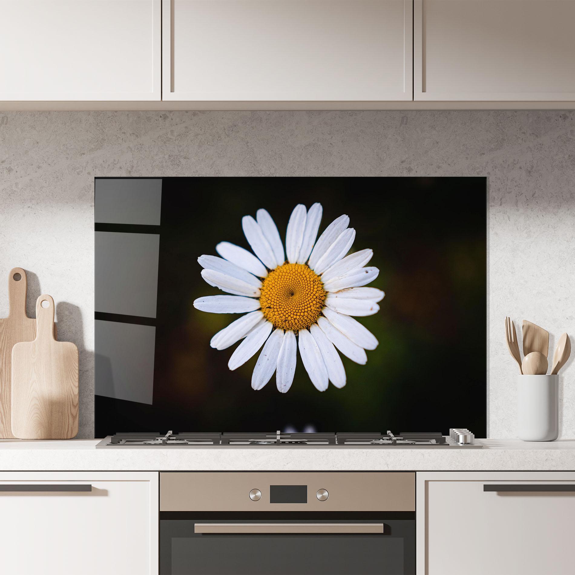 Panou Sticla Bucatarie Big Yellow Center Daisy mockup 7