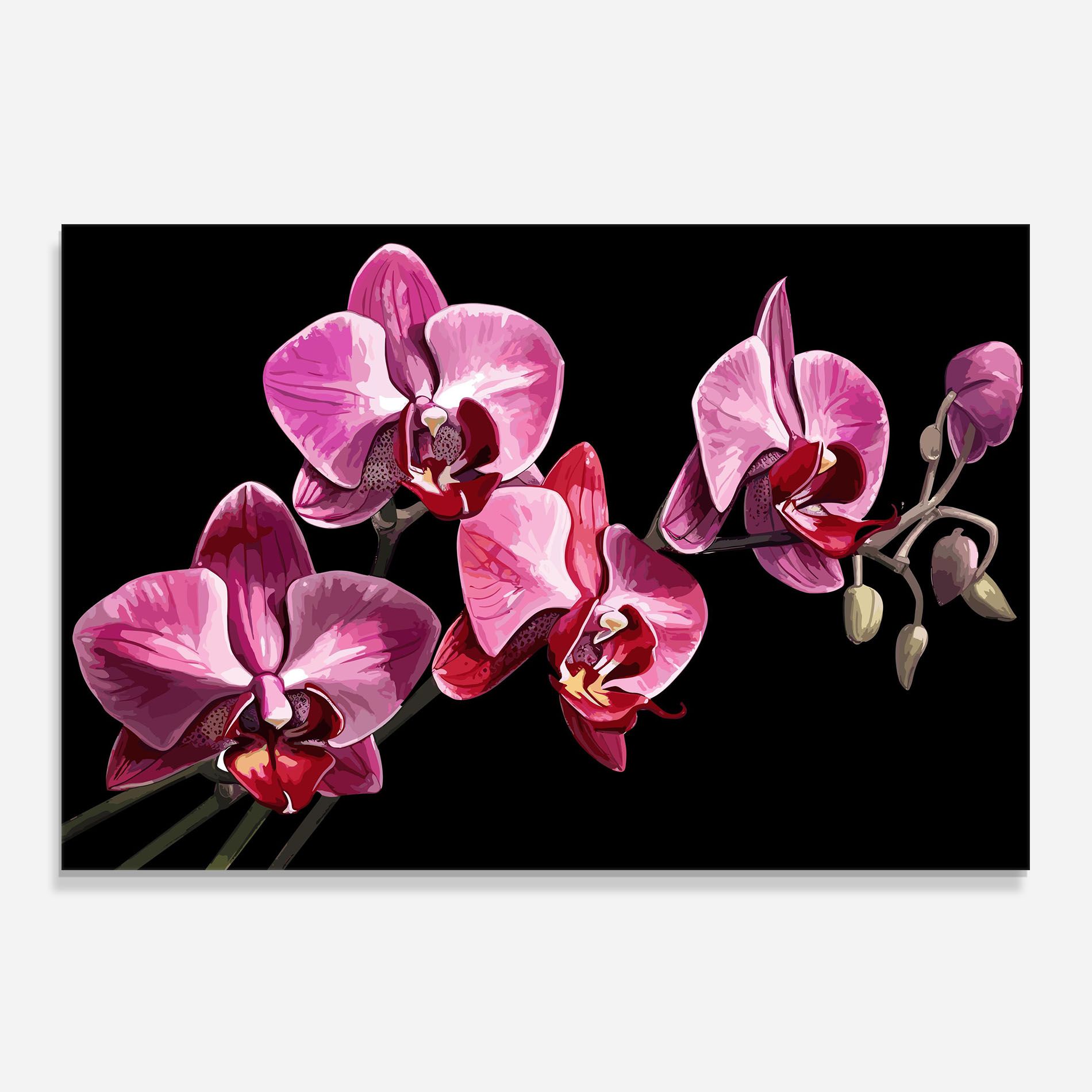 Red Purple Orchid mockup 0