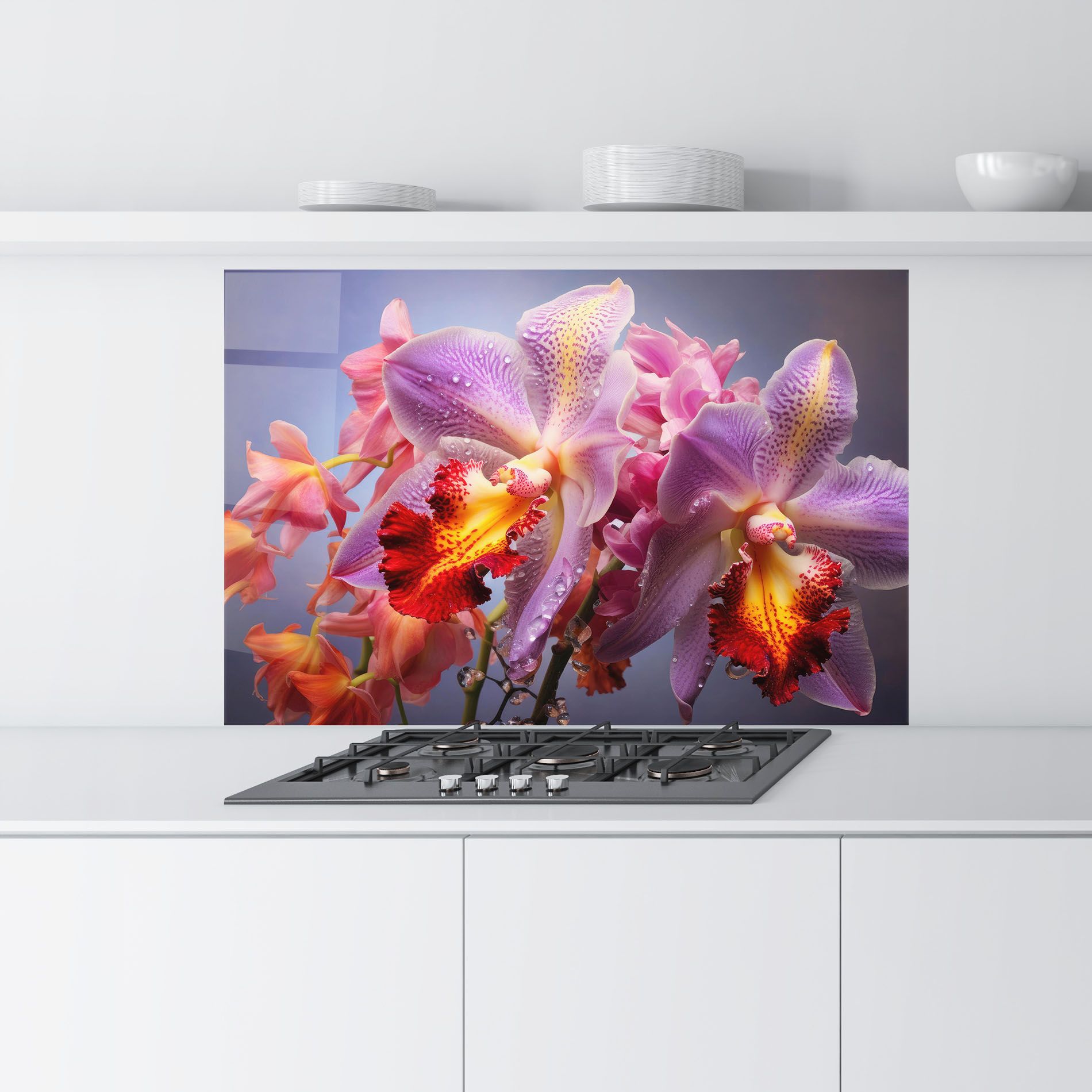 Purple Orange Orchid View mockup 9