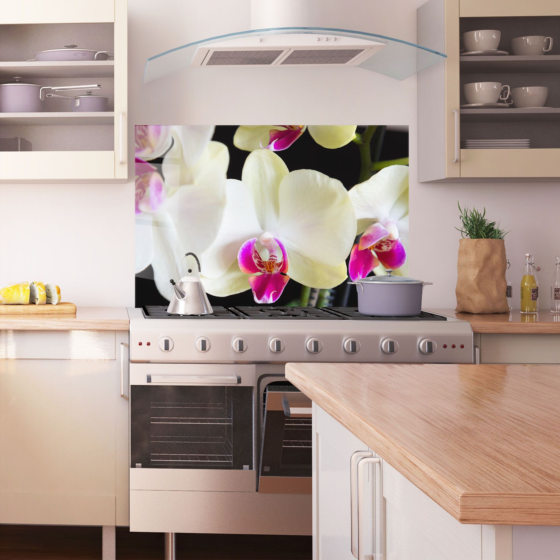 Cream Purple Orchids mockup 1