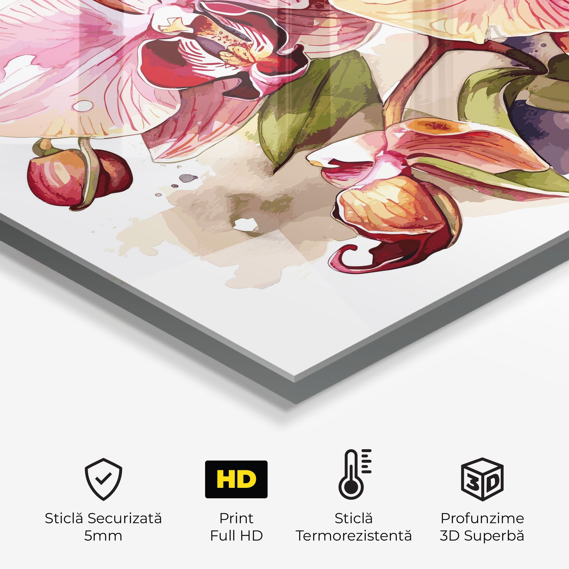 Beautiful Orchids Art mockup 2