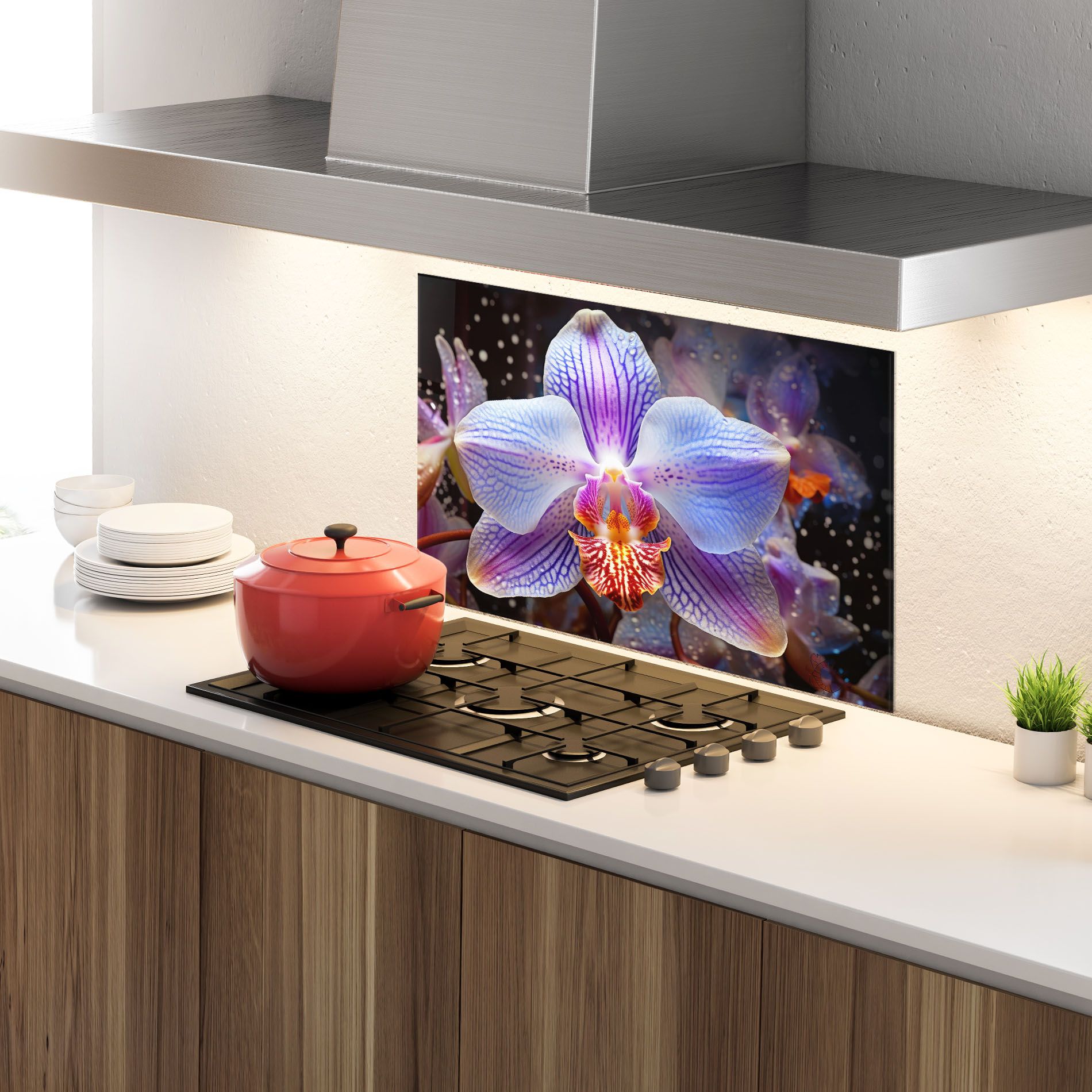 Light Purple Orchid Art mockup 4