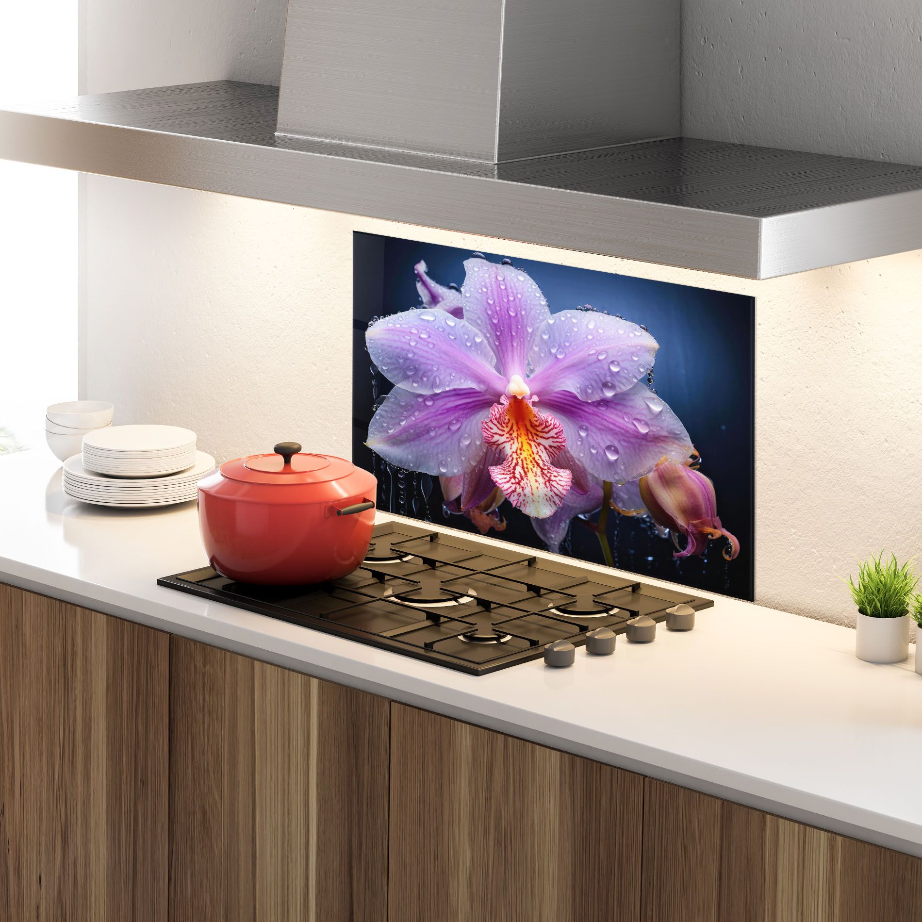 Orchid In Rain mockup 4