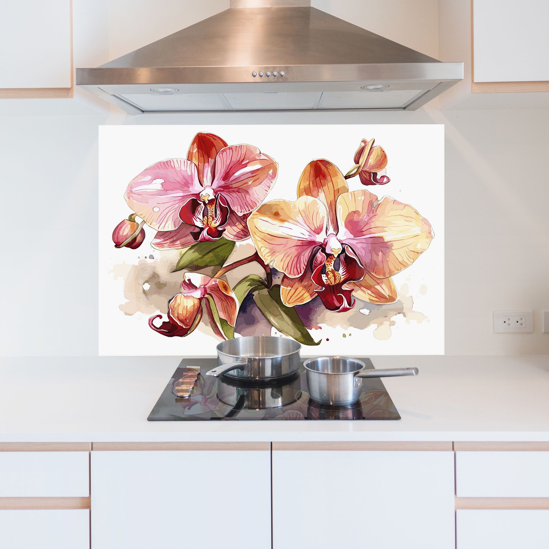 Beautiful Orchids Art mockup 5