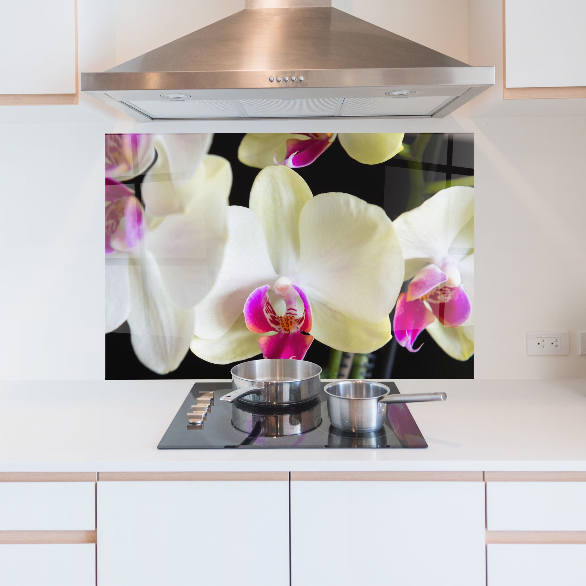 Cream Purple Orchids mockup 5