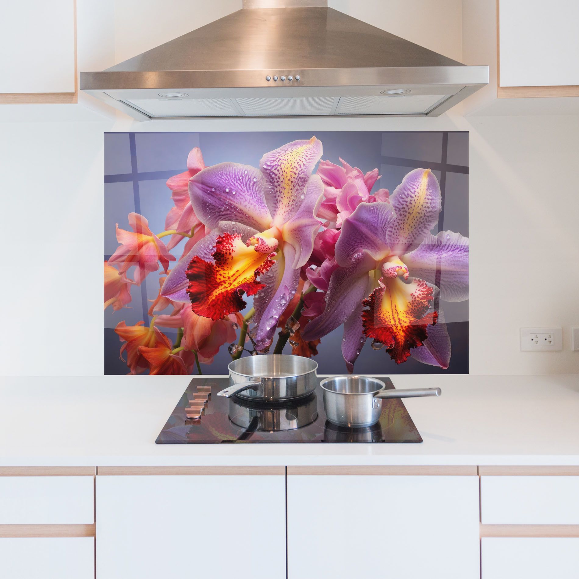 Purple Orange Orchid View mockup 5