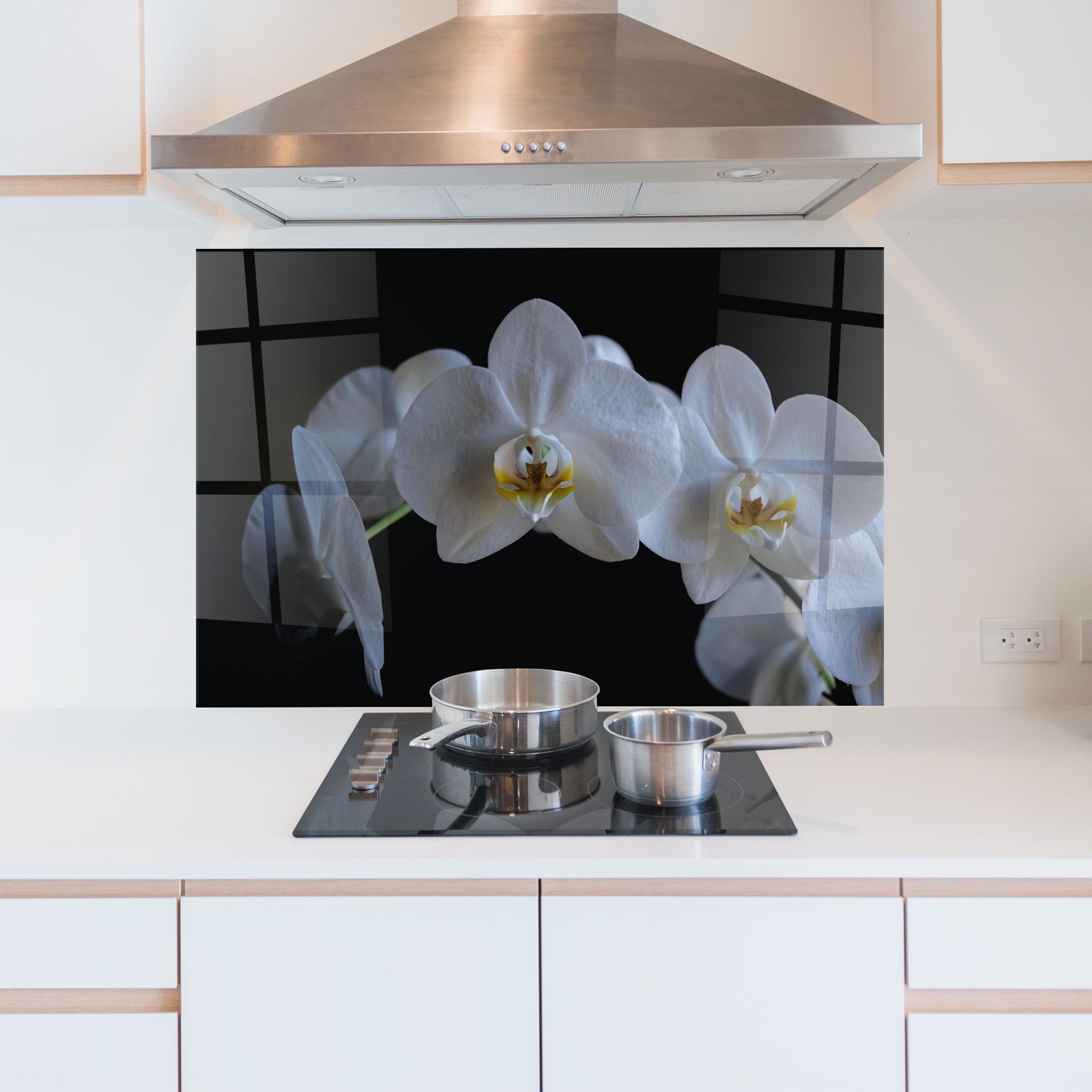 White Ochid In Shadow mockup 5