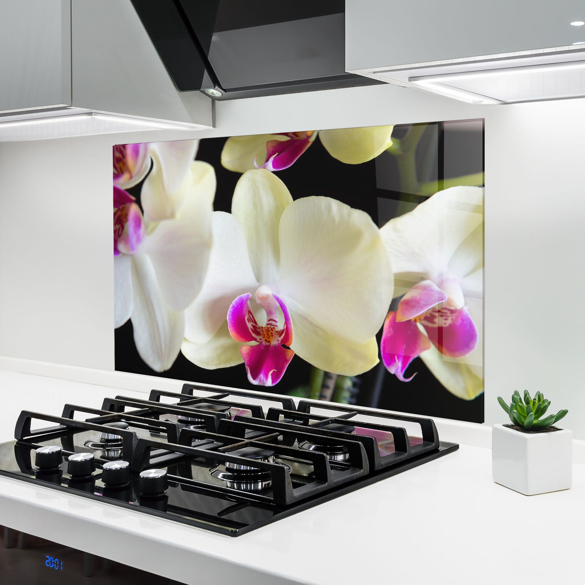 Cream Purple Orchids mockup 6