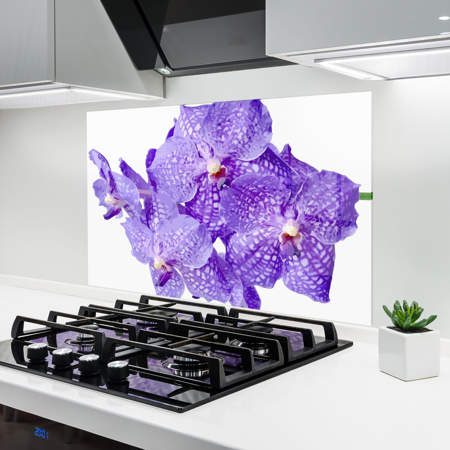 Purple White Orchid mockup 6