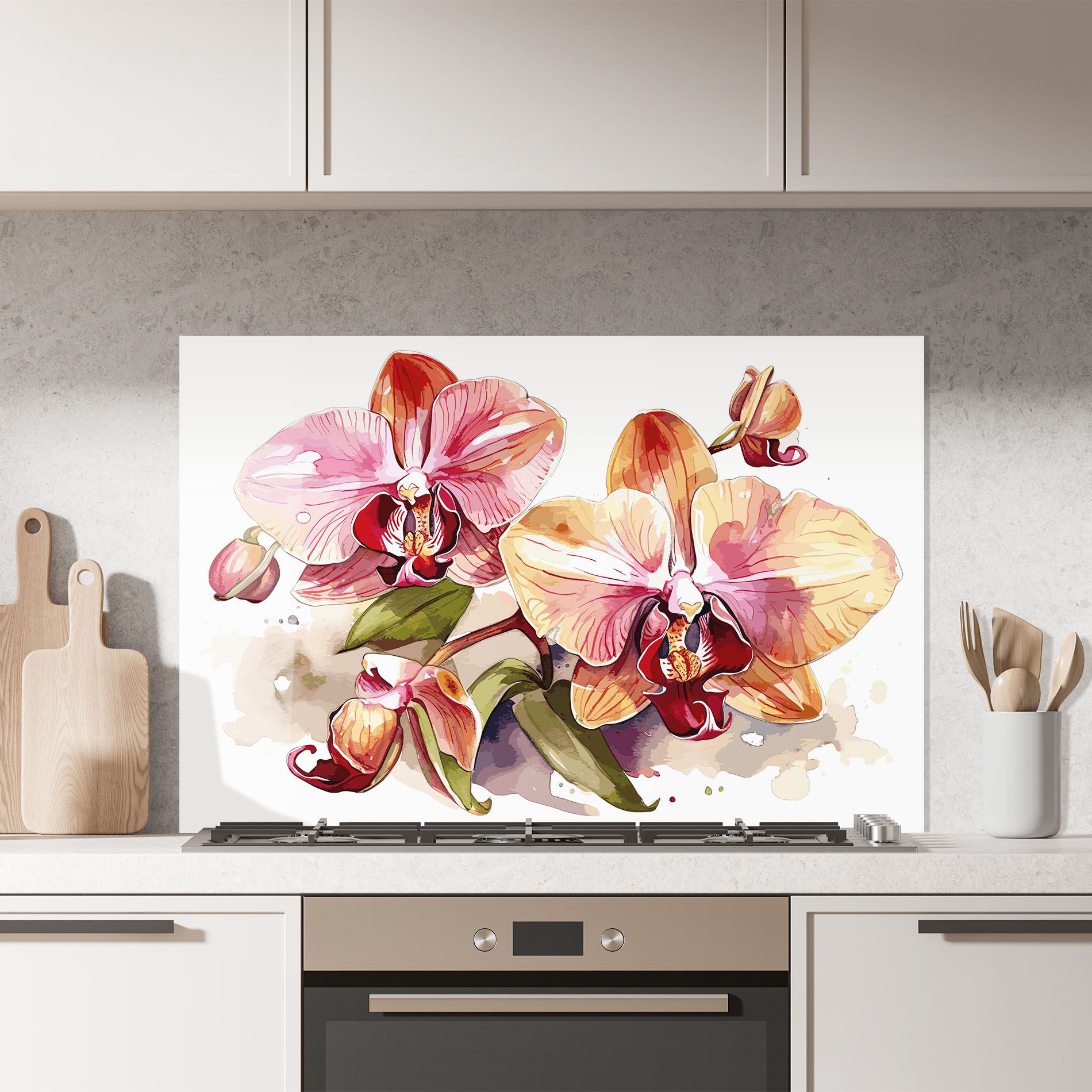Beautiful Orchids Art mockup 7