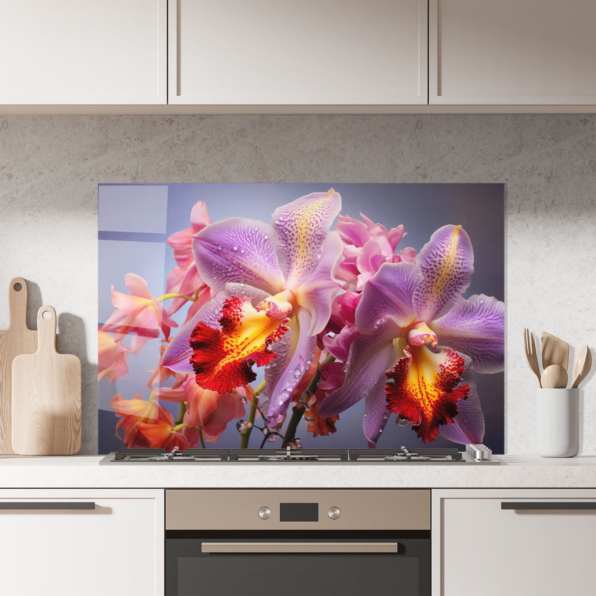 Purple Orange Orchid View mockup 7