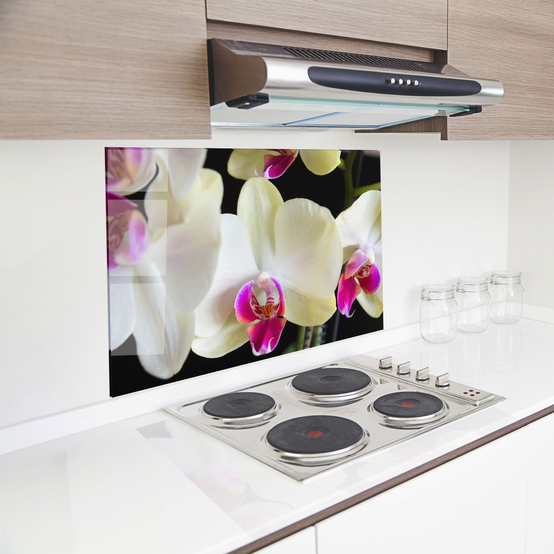 Cream Purple Orchids mockup 8