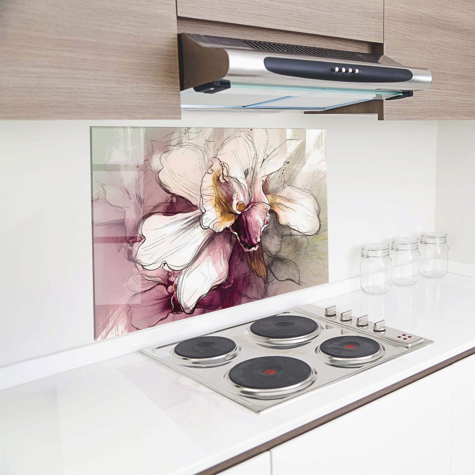 Painted Purple Orchid mockup 8