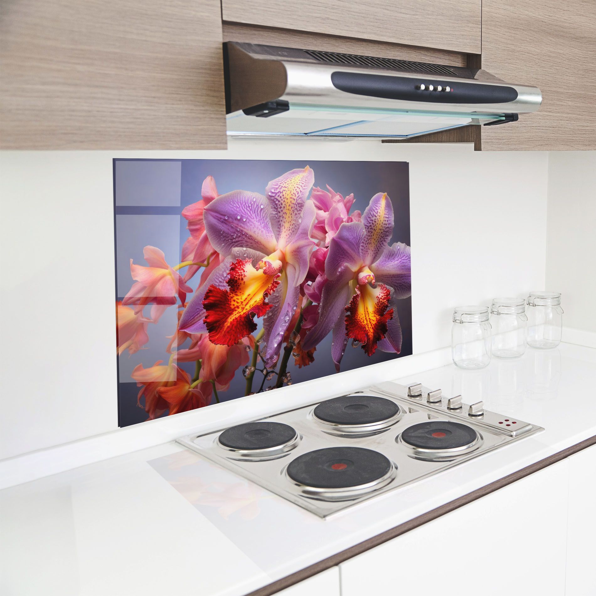 Purple Orange Orchid View mockup 8